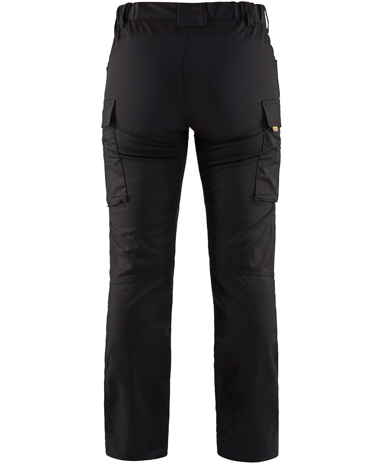 Bl&aring;kl&auml;der dame arbejdsbukser, Sort