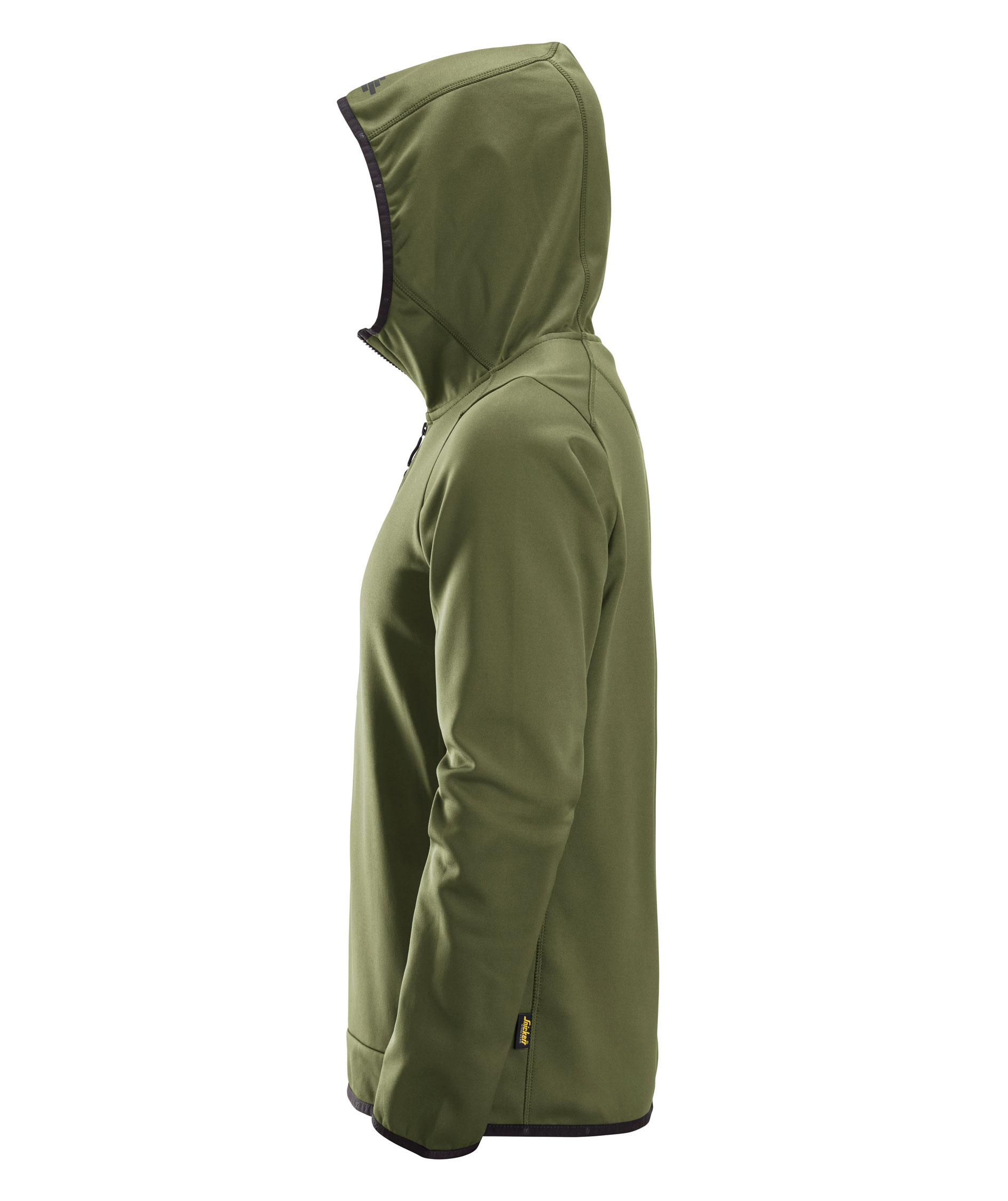 Snickers AllroundWork fleece hettegenser 8058, Khaki gr&oslash;nn, large image number 3