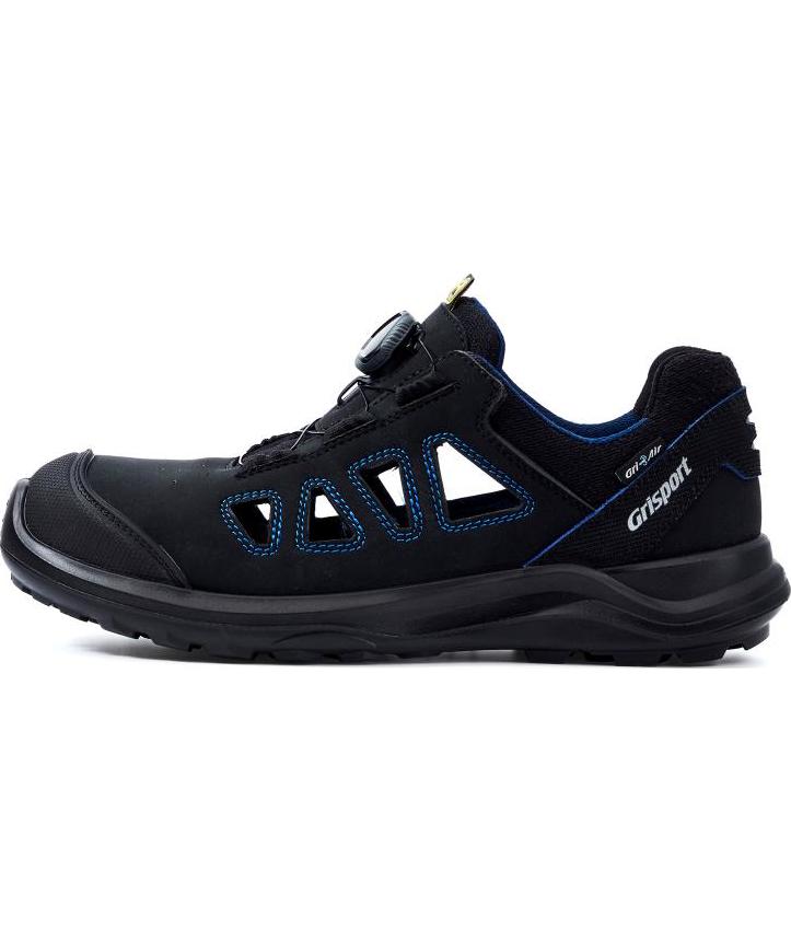 Grisport 70576 skyddssandaler S1P, Svart