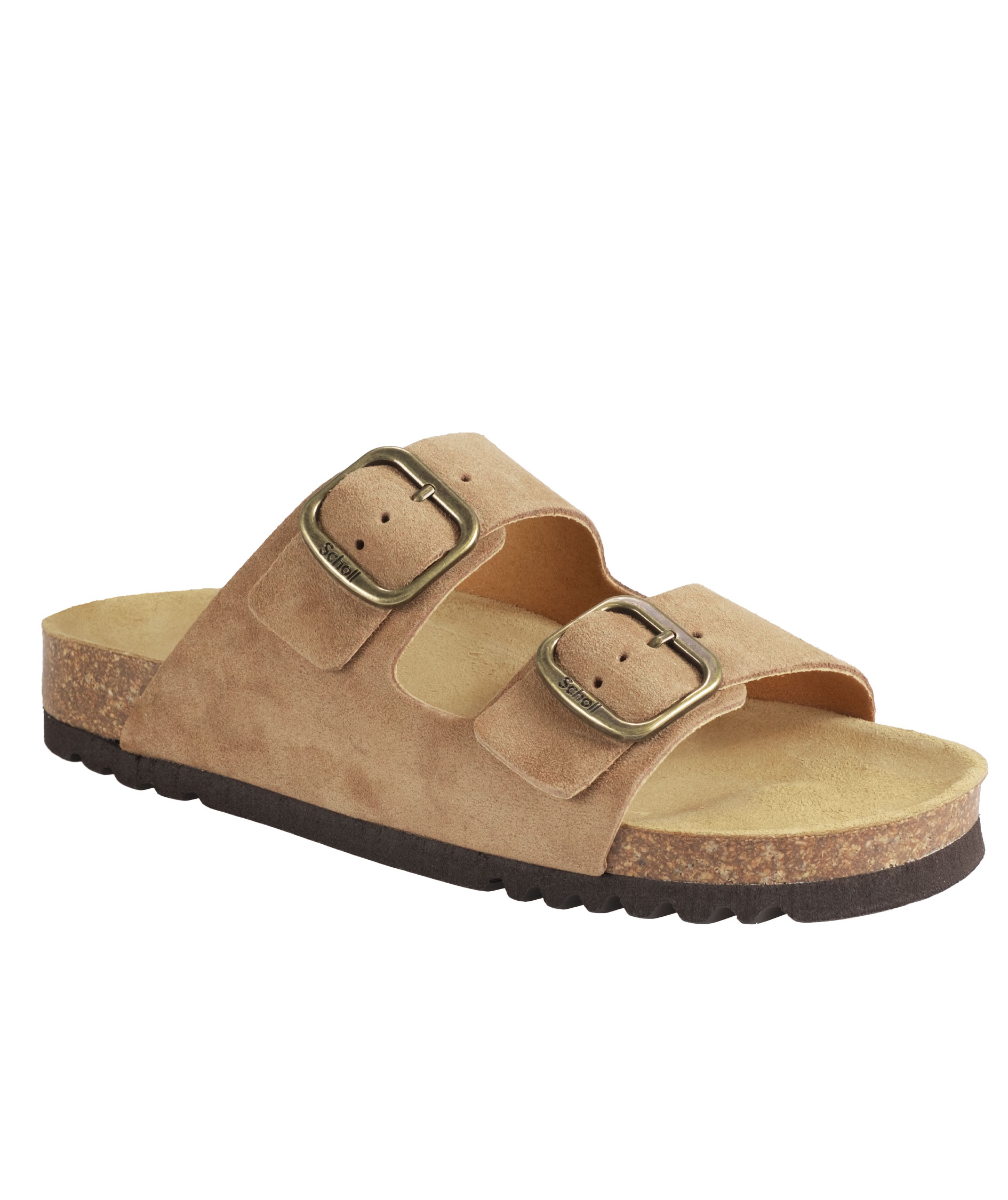 Scholl Josephine suede sandaler dam, Taupe