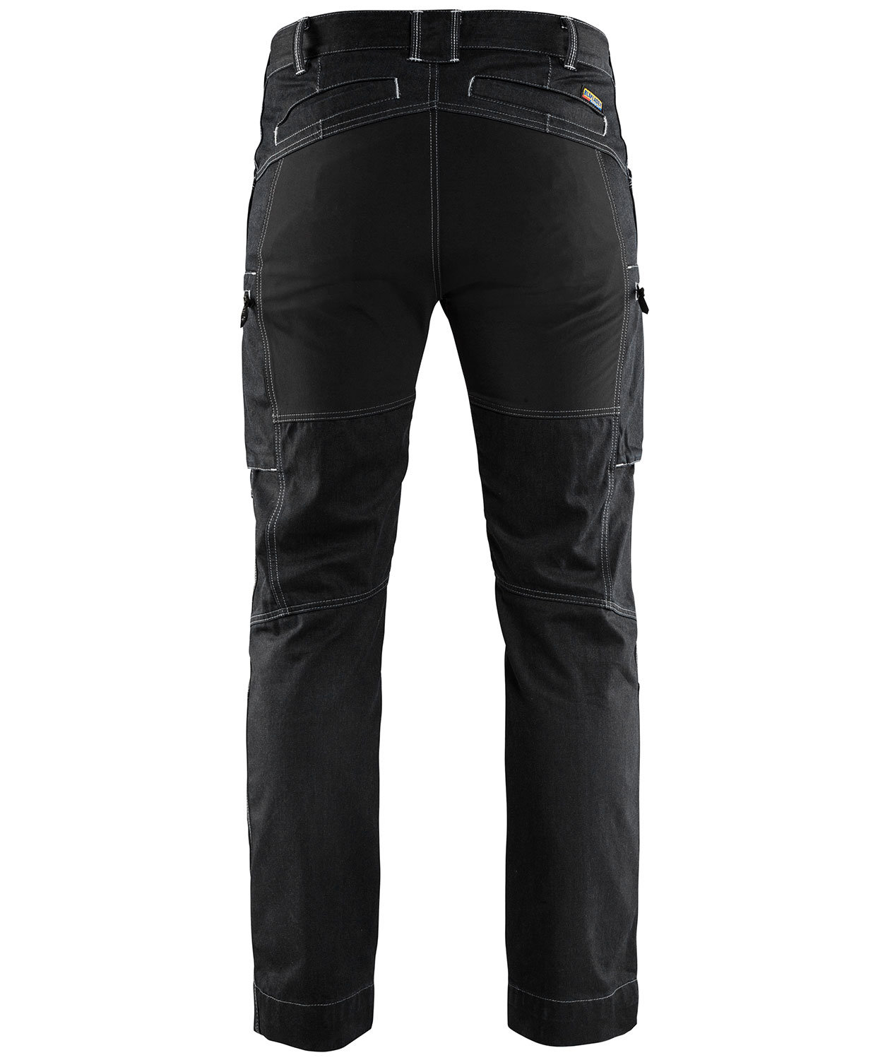 Bl&aring;kl&auml;der denim service trousers, Black, large image number 1