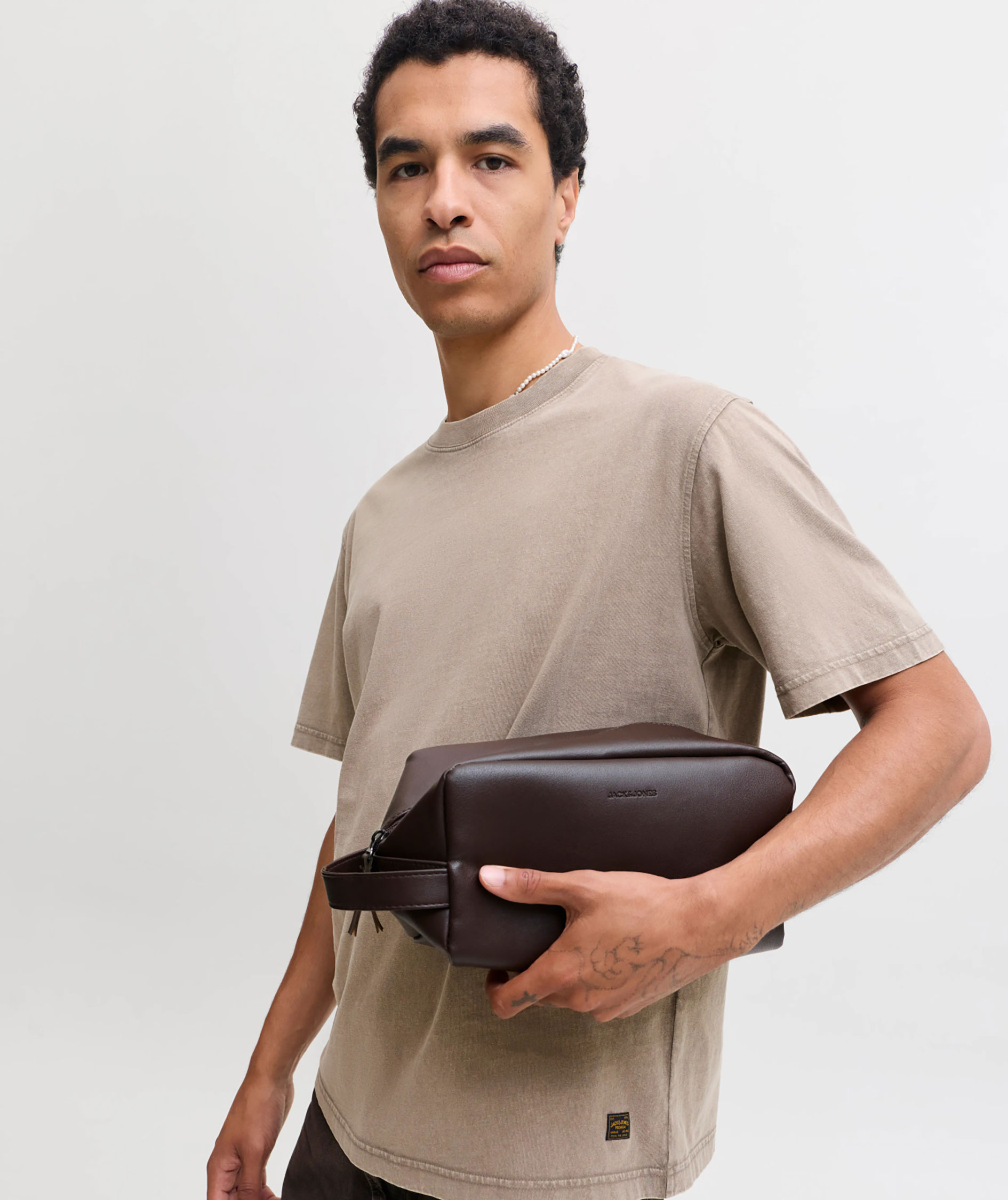 Jack & Jones JACTATUM toalettmappe, Brown Stone, Brown Stone, large image number 7