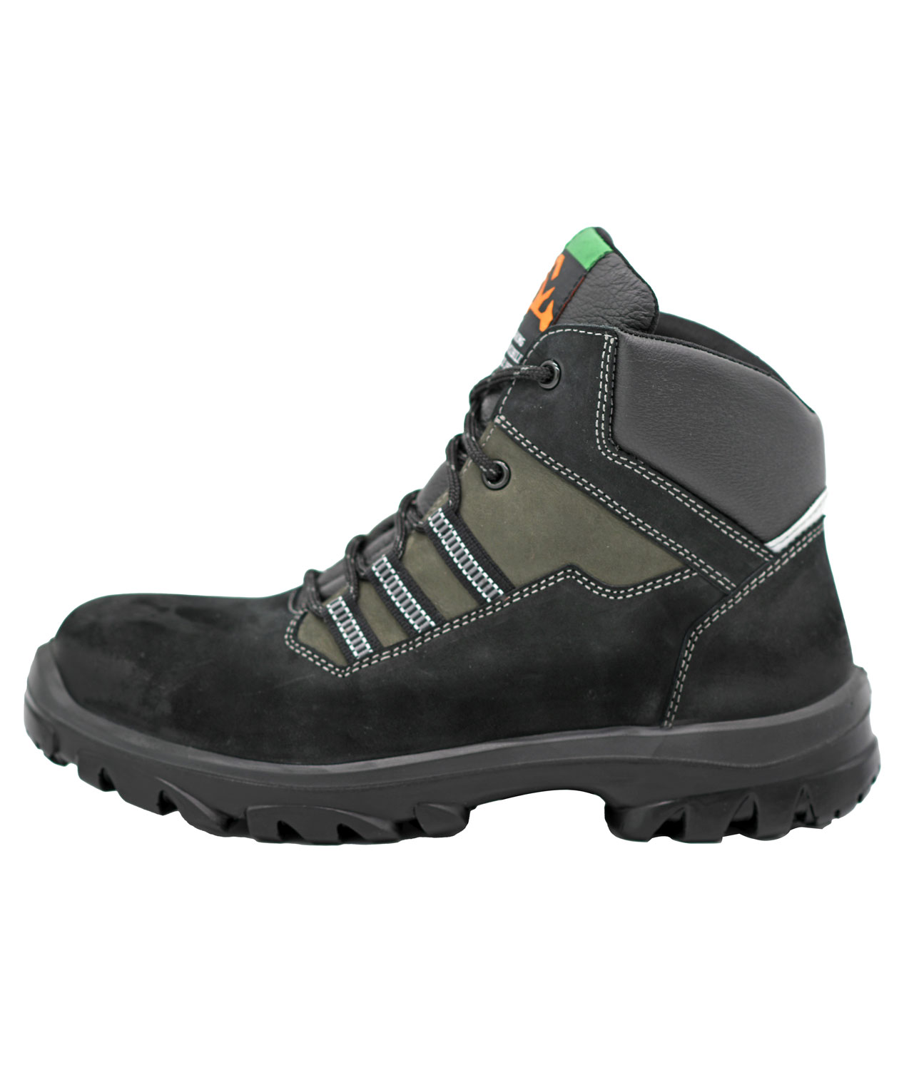 Emma Everon D Sicherheitsstiefeletten S2, Schwarz