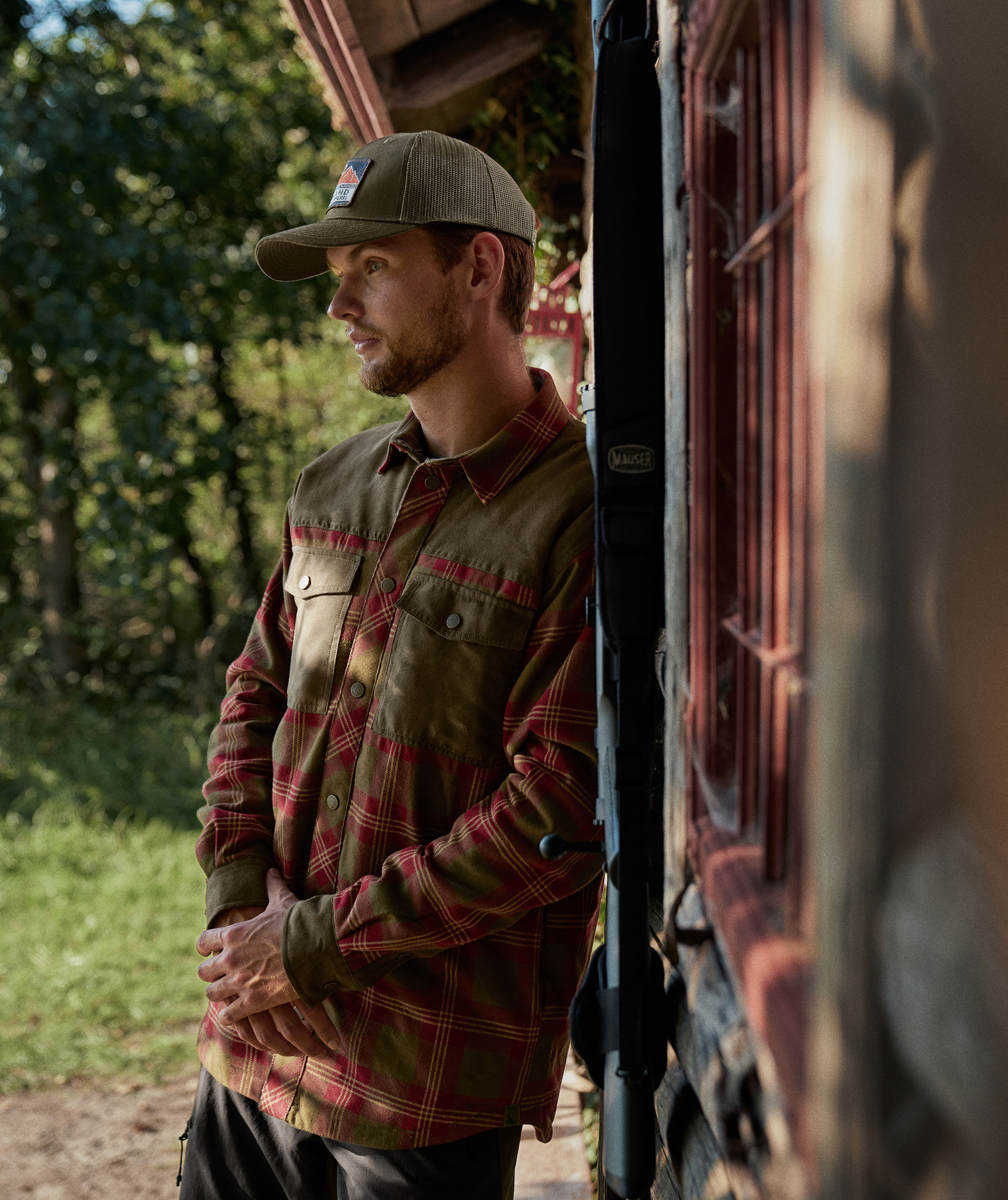 Seeland Vancouver Flanell Overshirt, Red Check