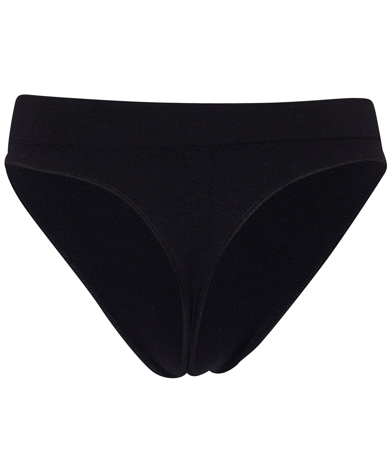 Decoy Microfiber thong Dam, Svart