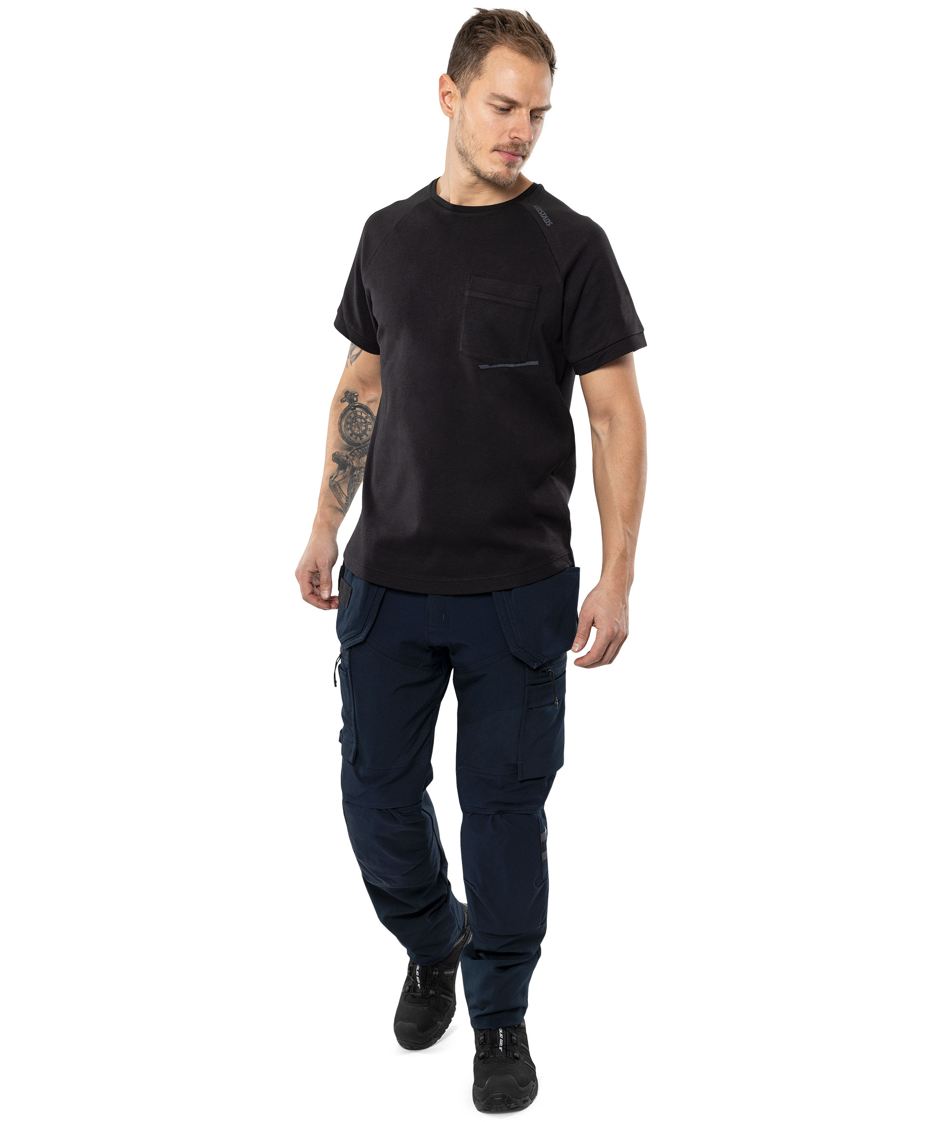 Fristads h&aring;ndverksbukse 2596 LWS full stretch, M&oslash;rk Marine