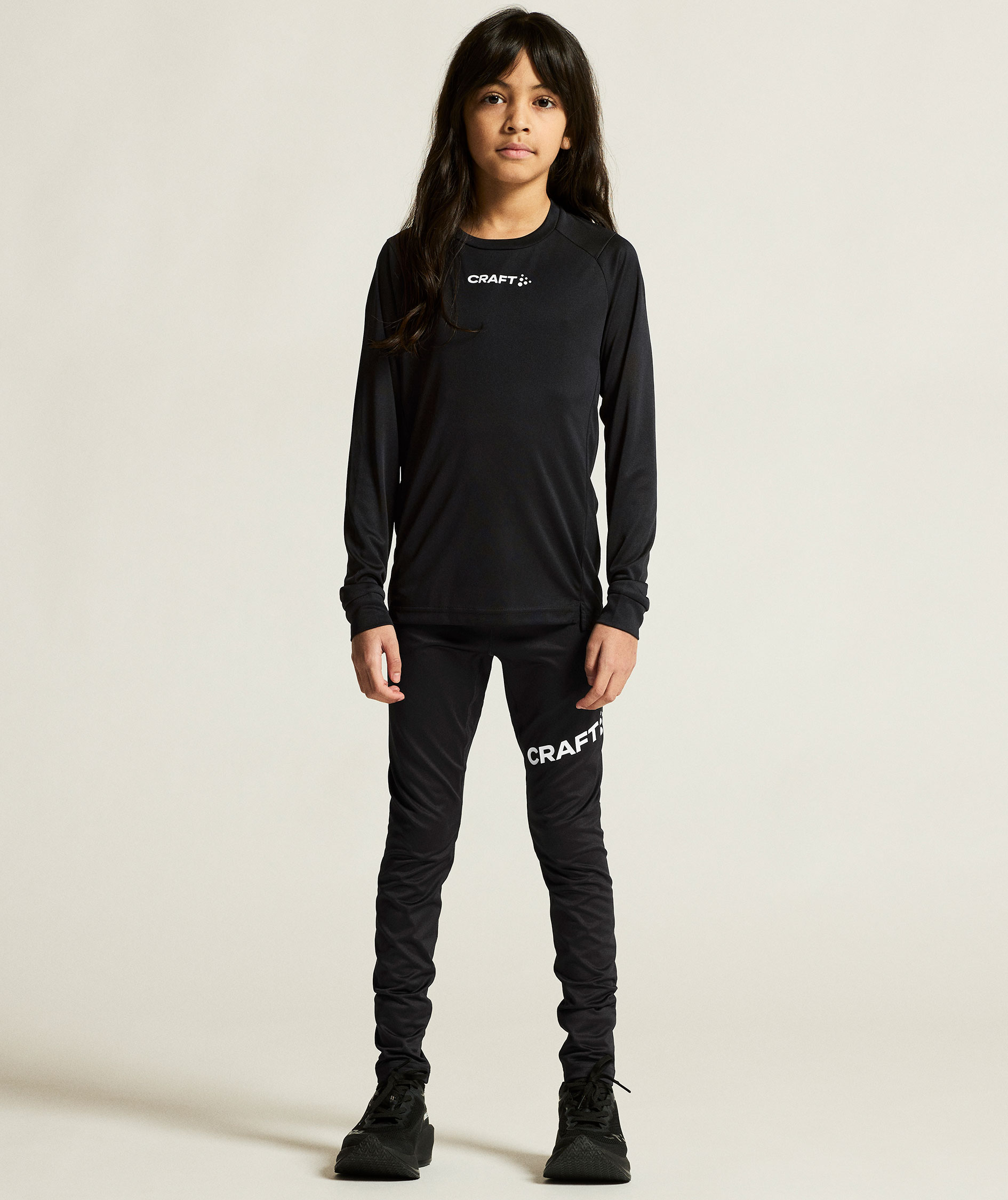 Craft Rush lang&aelig;rmet T-shirt til b&oslash;rn