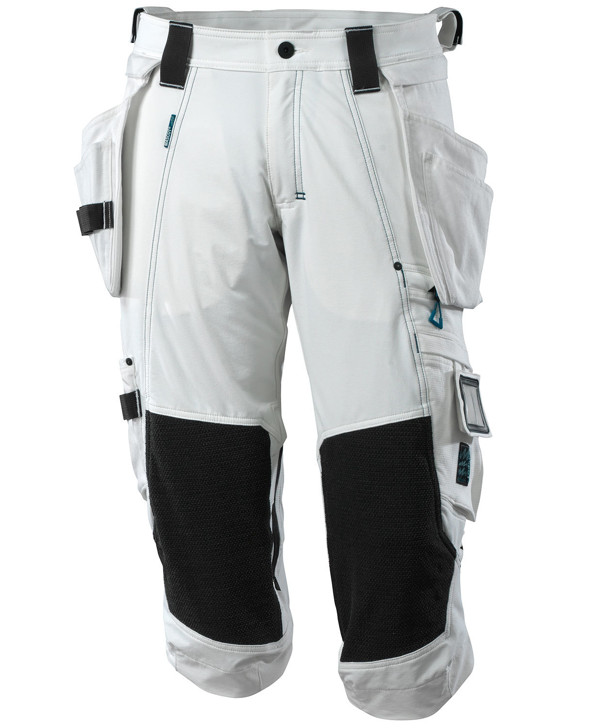 Mascot Advanced hantverkspiratbyxa full stretch, Vit