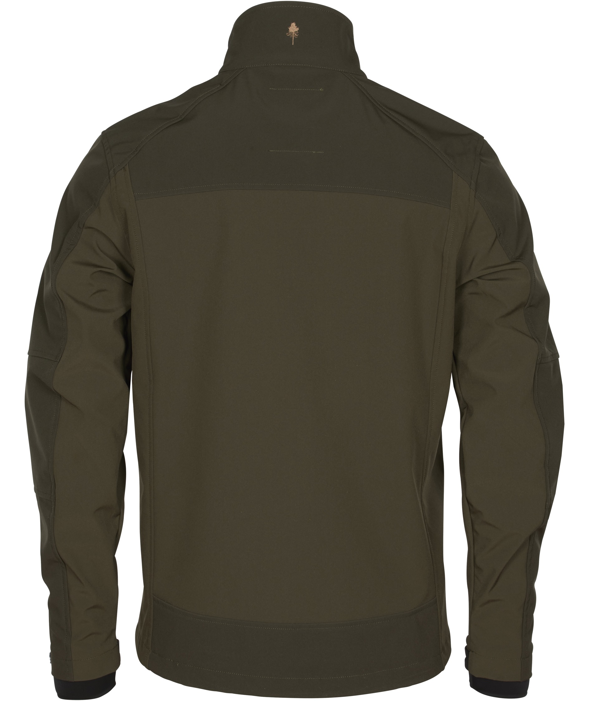 Pinewood Sm&aring;land Stretch softshelljakke, Dark Olive/Suede Brown, large image number 2