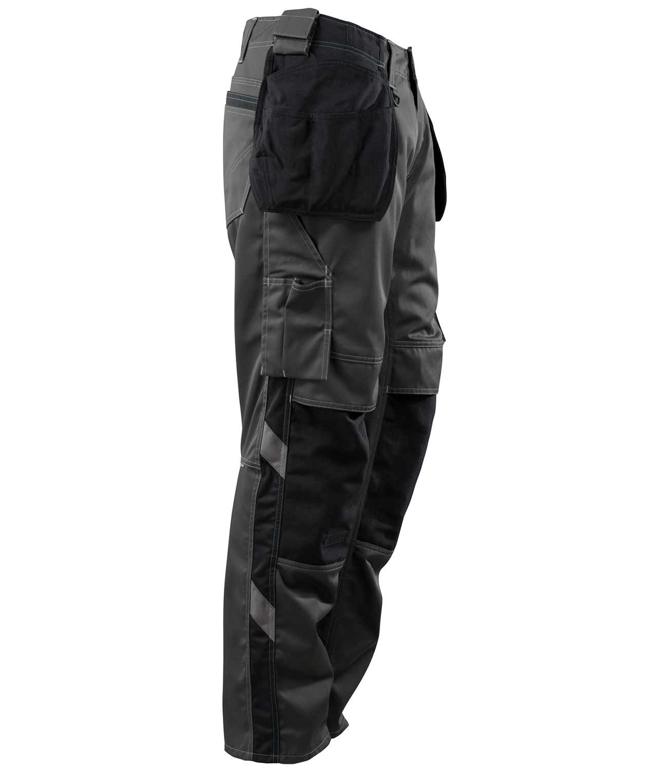 Mascot Unique Kassel craftsman trousers, Dark Anthracite/Black, large image number 3