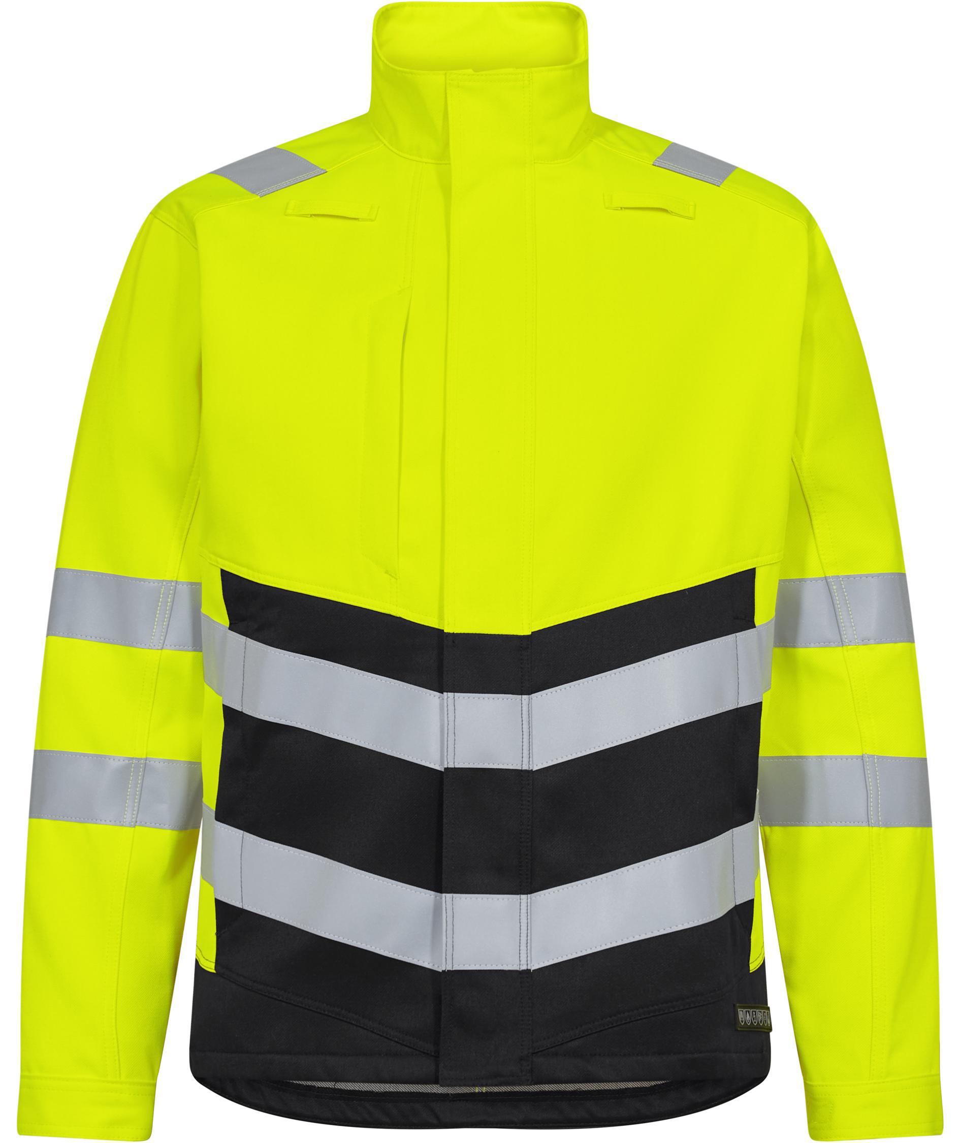 Engel Safety+ arbejdsjakke, Hi-vis Gul/Sort