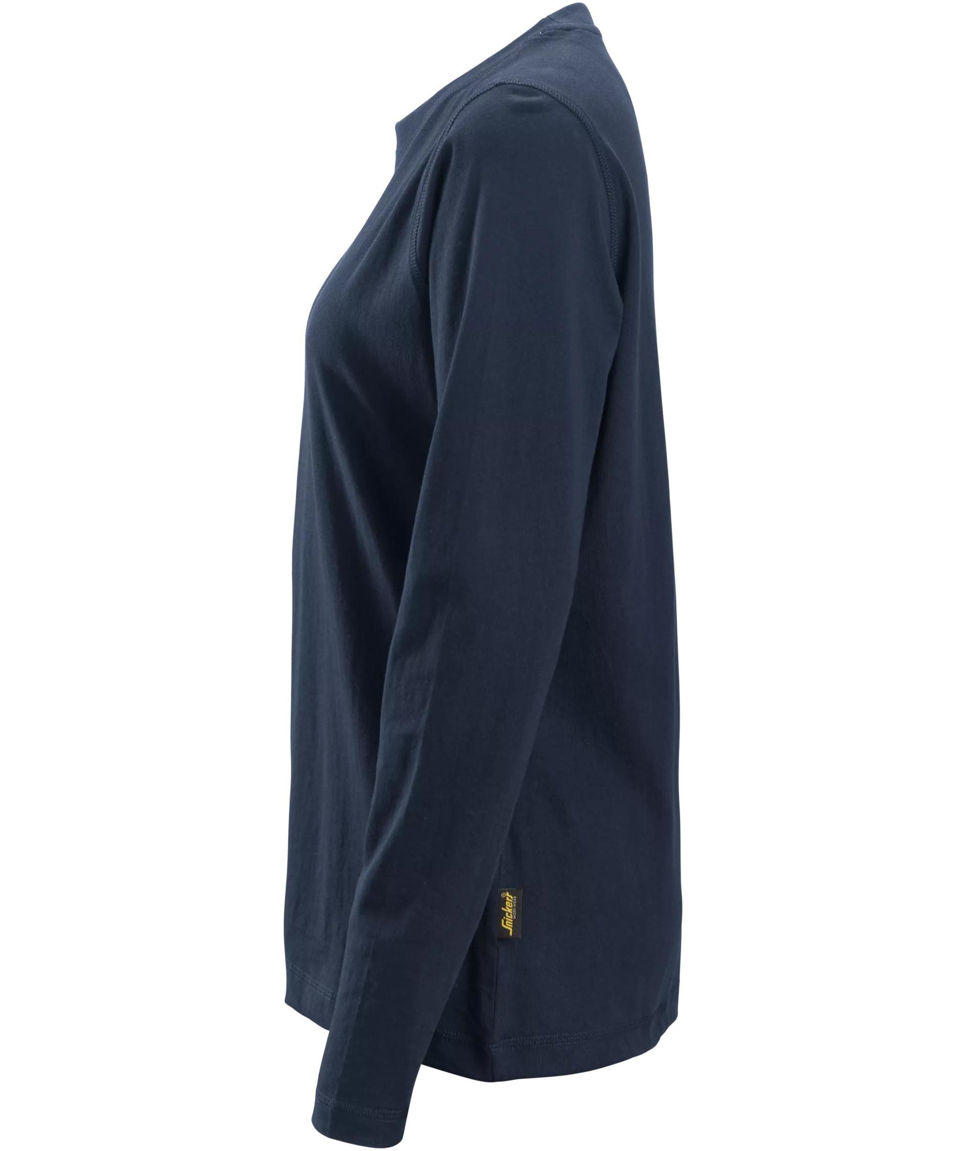 Snickers women's long-sleeved T-shirt 2497, Navy, large image number 3