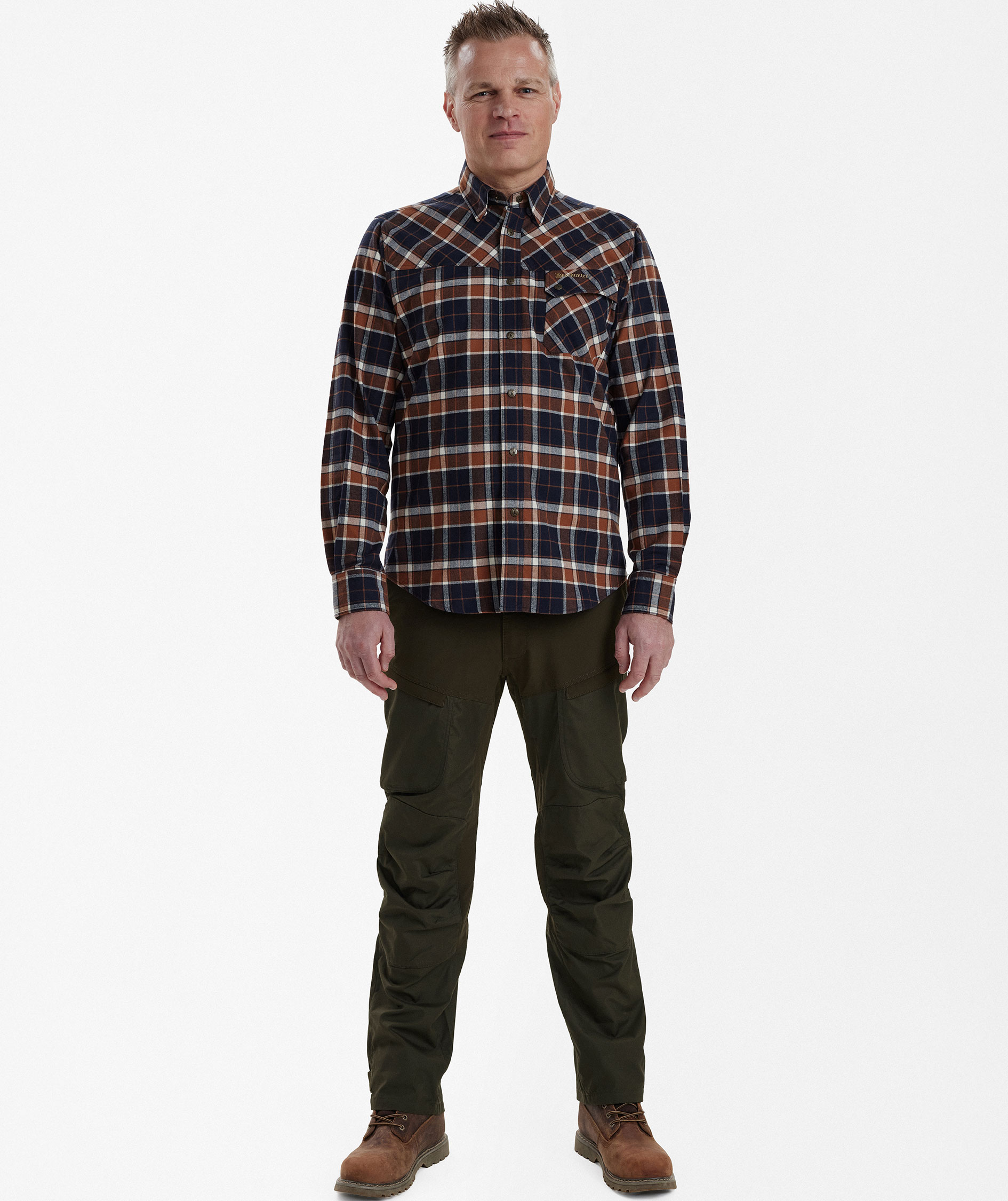 Deerhunter Landon skjorta, Blue Check