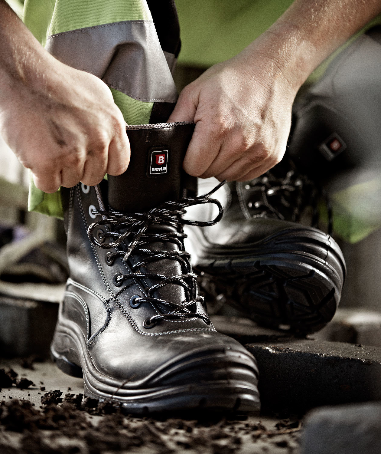 Brynje Force Boot skyddsst&ouml;vlar S3, Svart