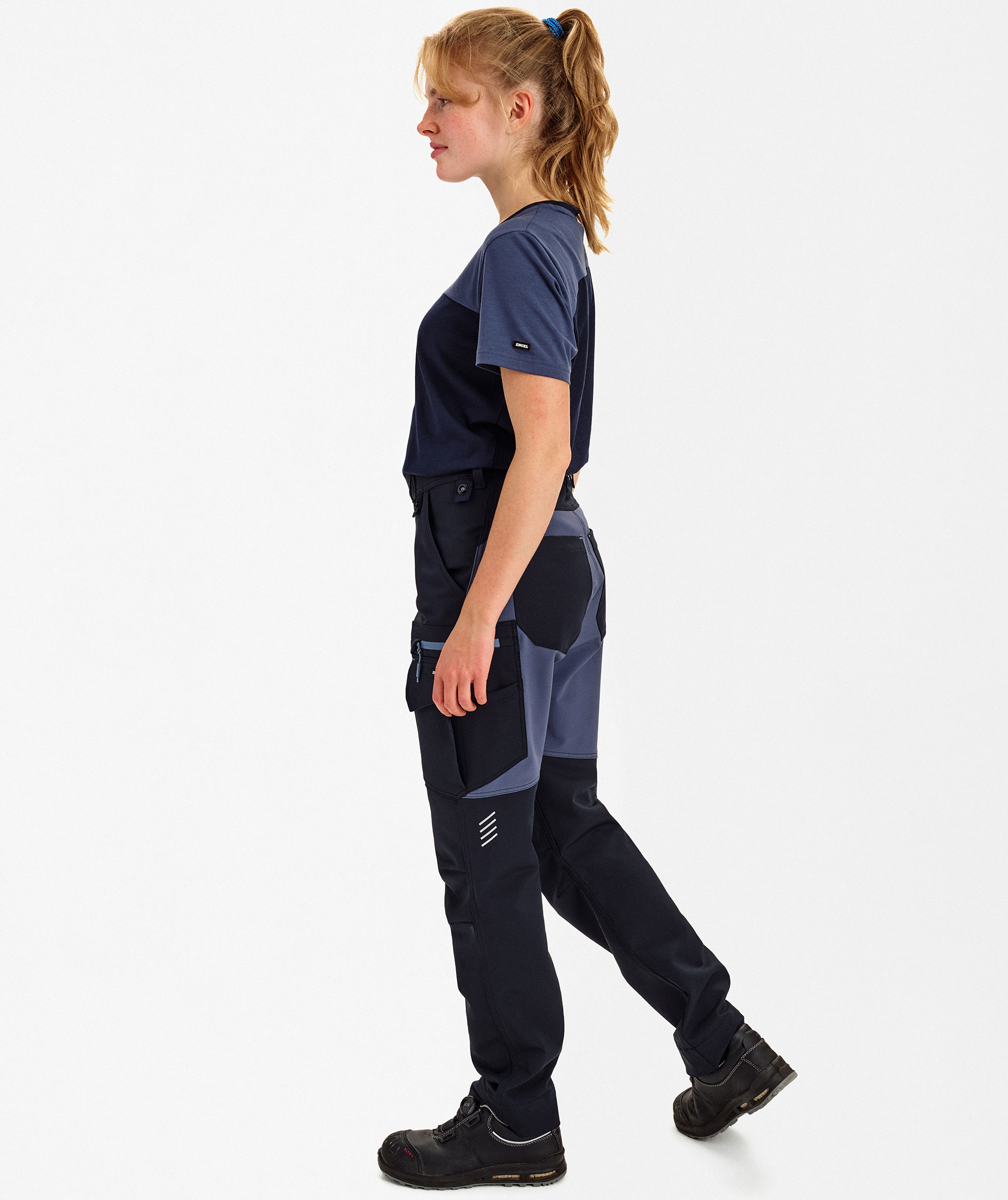 Engel Entire Damen Diensthose full stretch, Deep Blue/Dark Sea, large image number 4