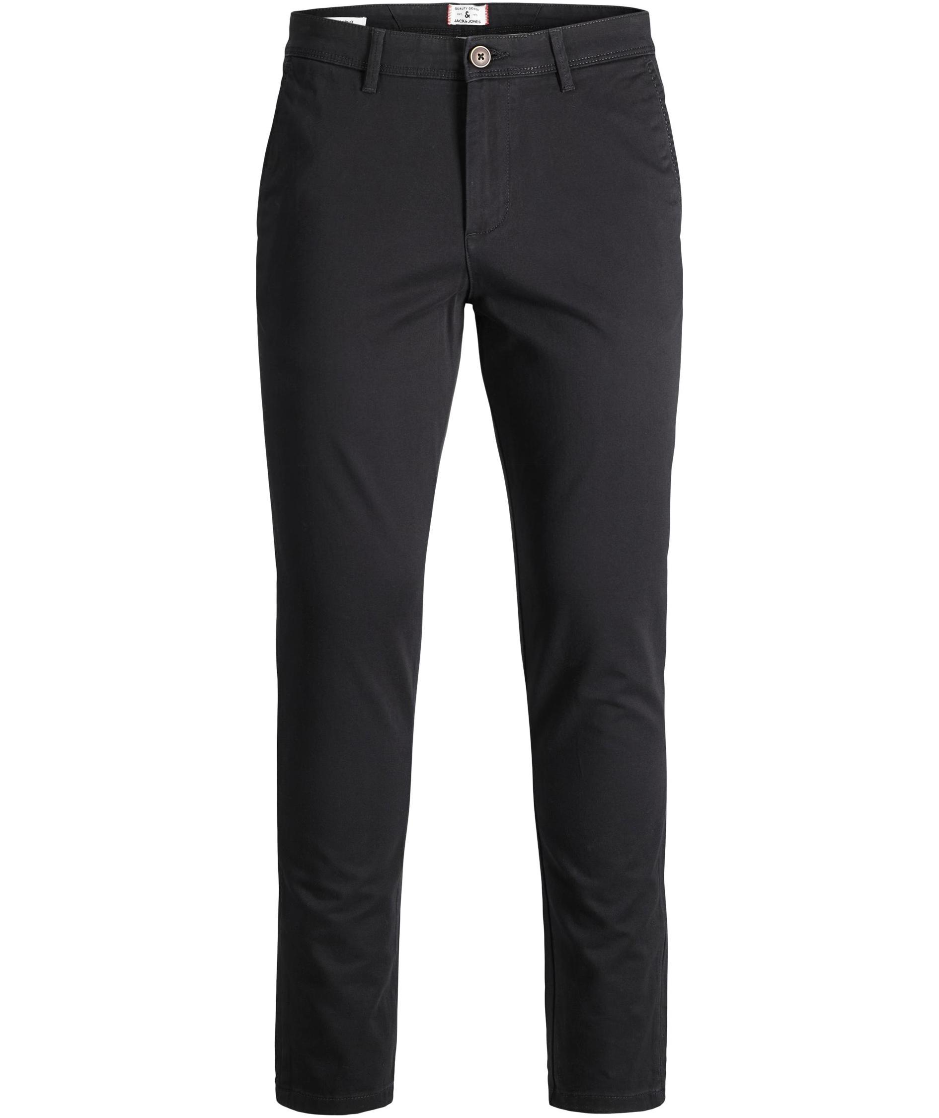 Jack & Jones JPSTMARCO JJBOWIE SA chinos, Black