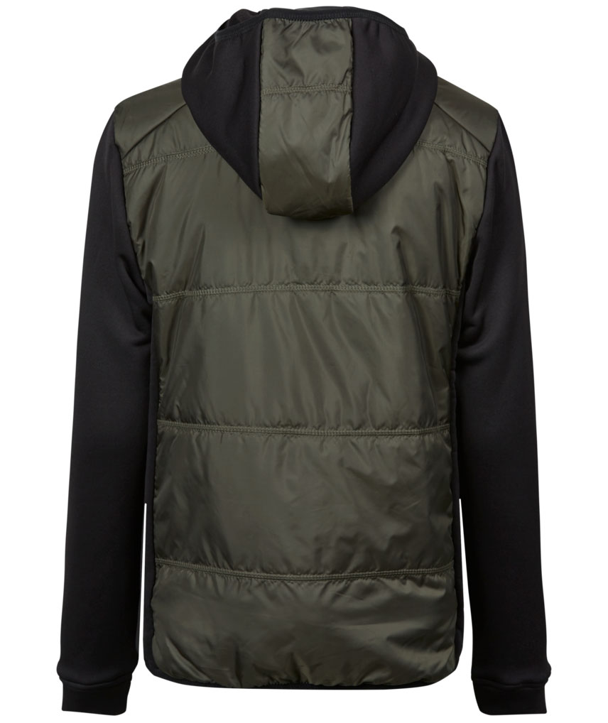 Tee Jays hybrid-stretch women's jacket, Deep Green/Black
