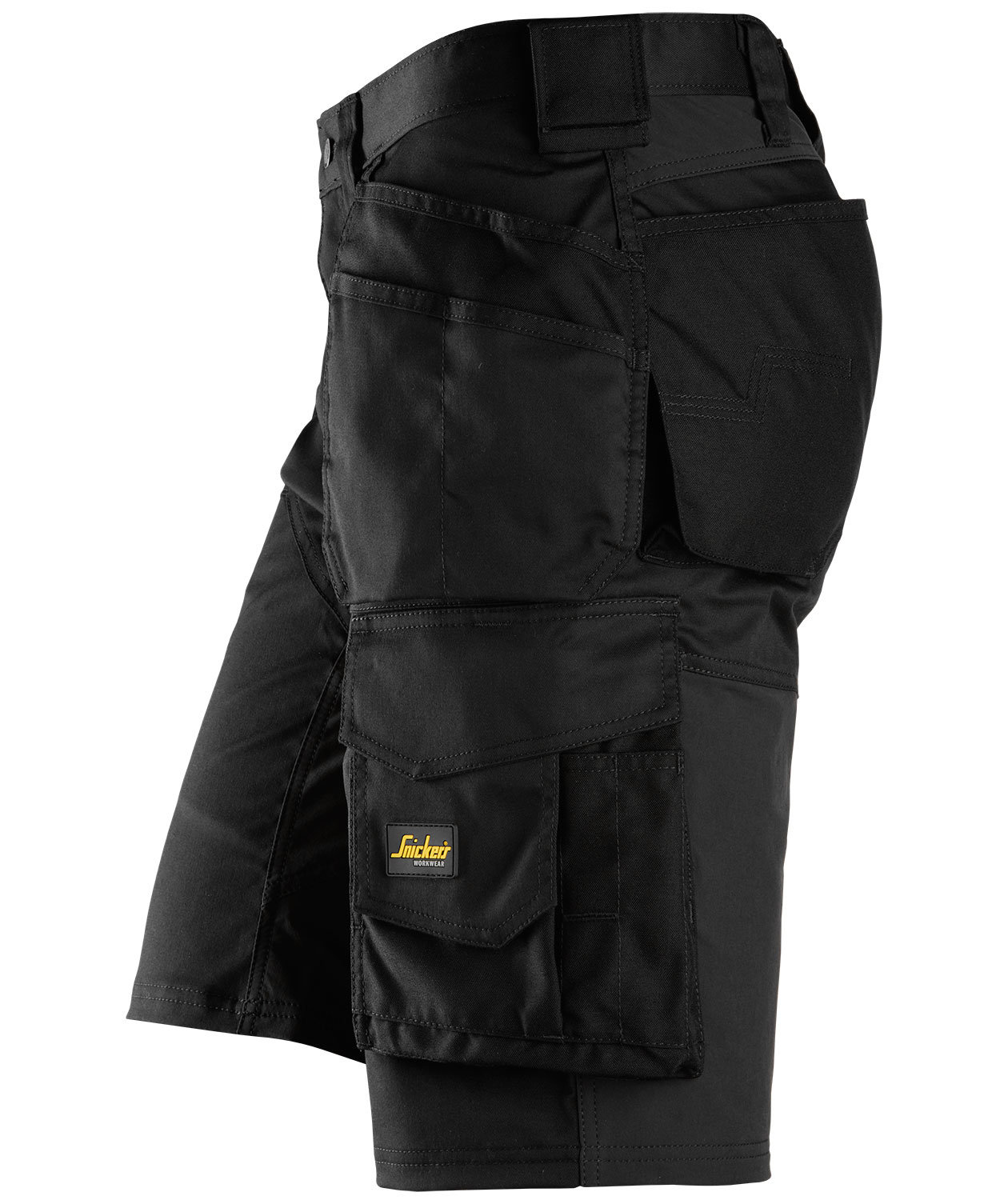Snickers AllroundWork h&aring;ndv&aelig;rkershorts 6151, Sort, large image number 4
