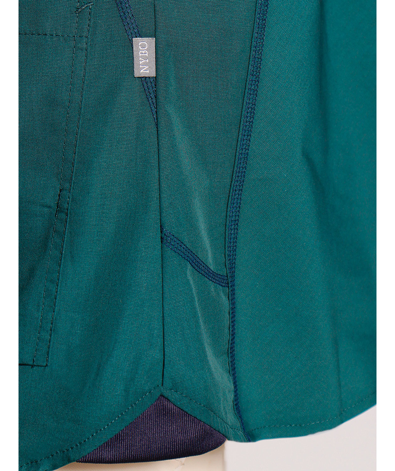 Nybo Workwear Sporty dame tunika, M&oslash;rkegr&oslash;n, large image number 3