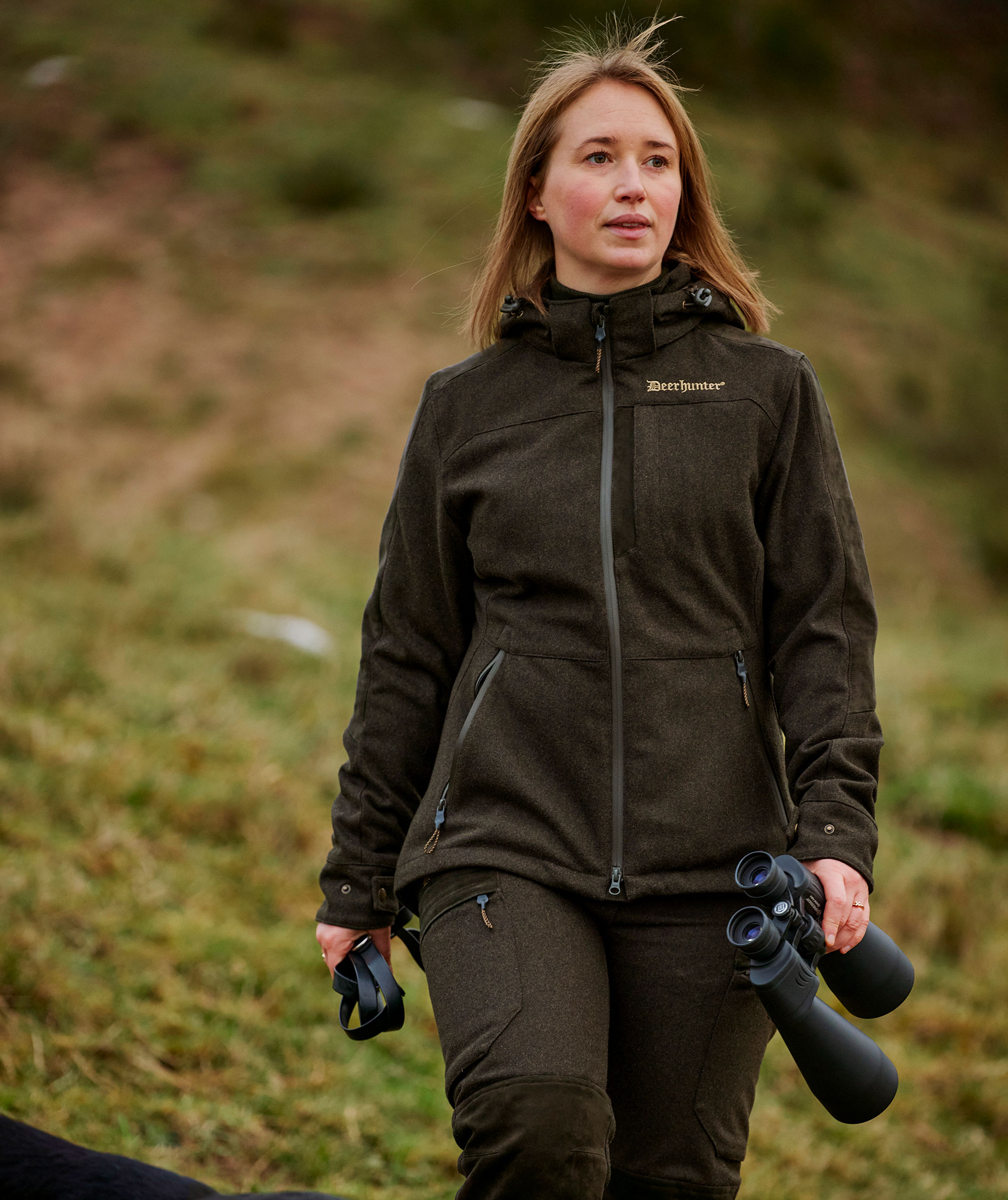 Deerhunter Tatra Active damejakke med ull, Loden Wood, large image number 1