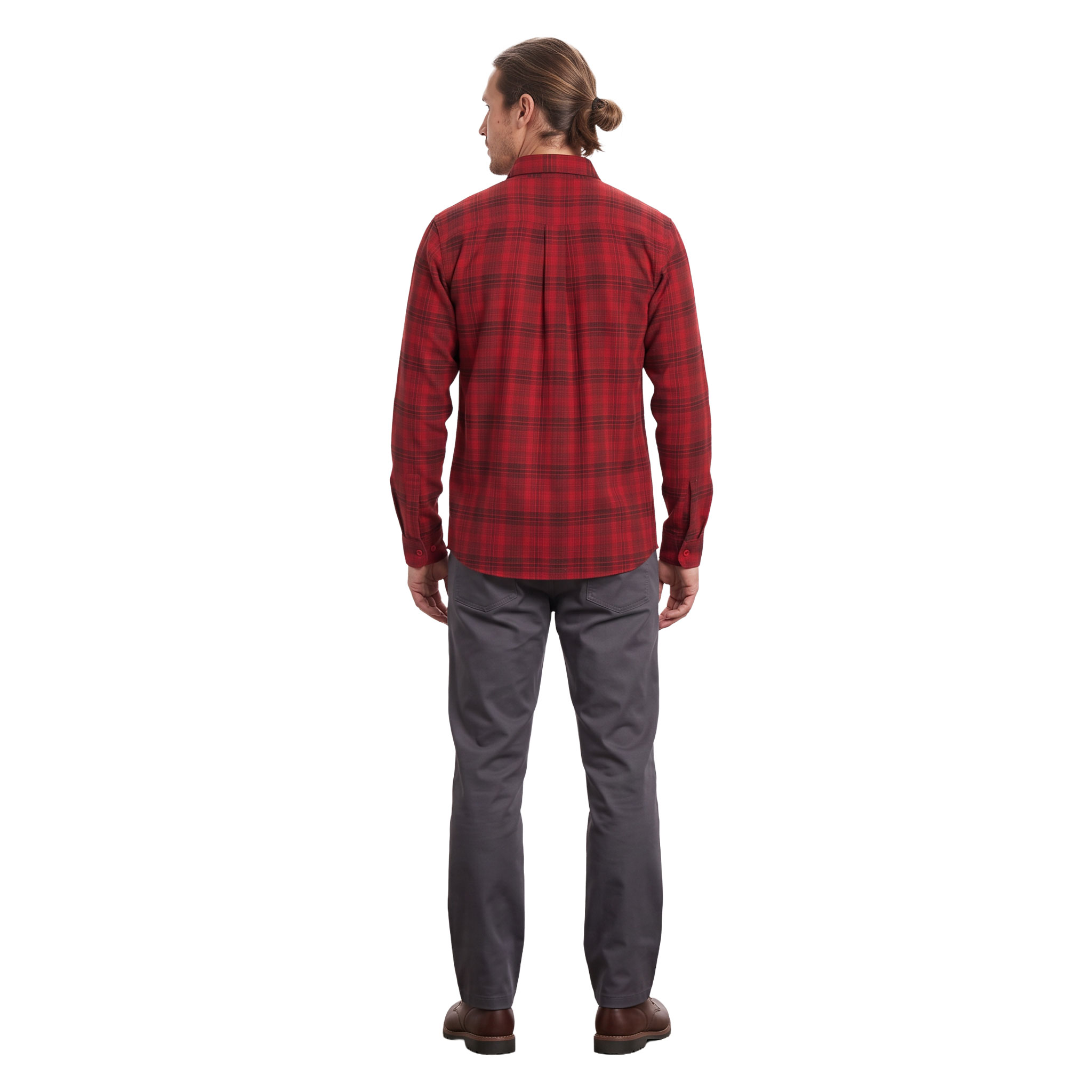 Portwest KA3 flannel shirt, Red, large image number 2