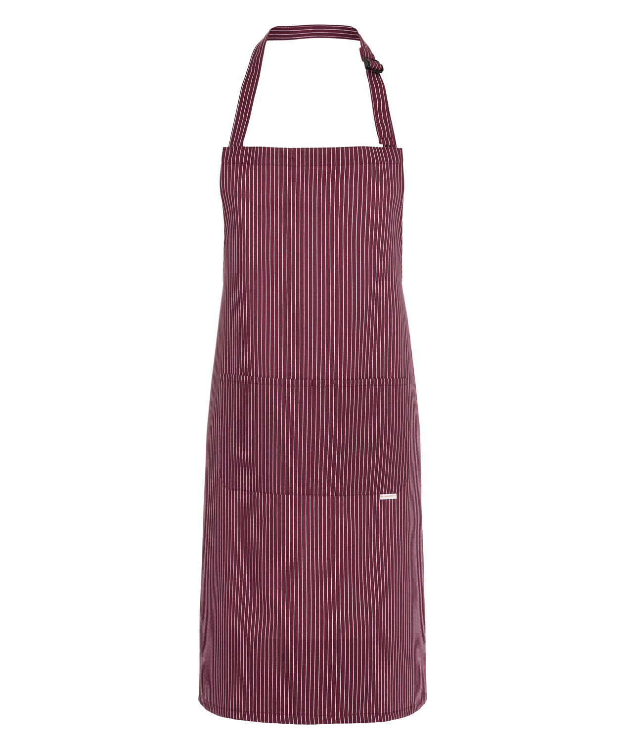 Karlowsky Carlo br&ouml;stlappsf&ouml;rkl&auml;de med fickor, Bordeaux/Vit Randig