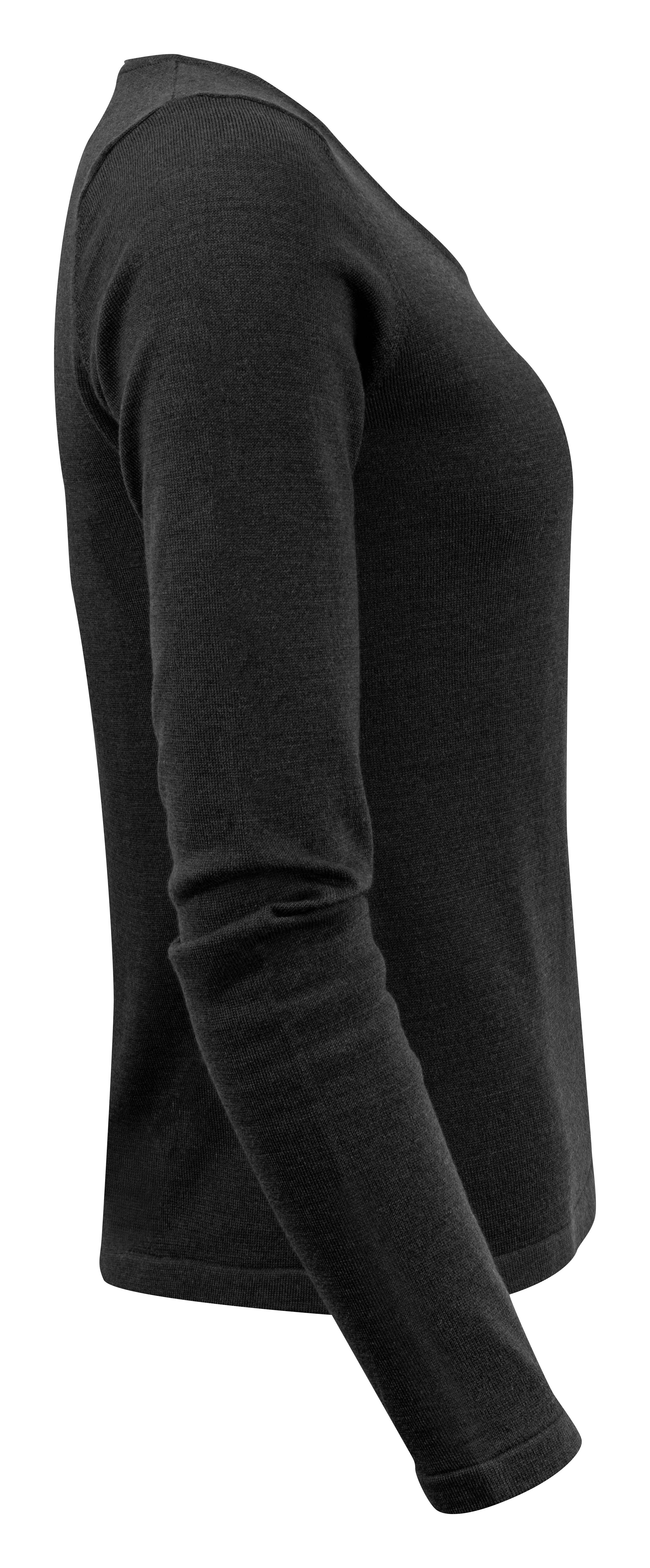 J. Harvest & Frost women's knitted pullover with merino wool, Black, large image number 2
