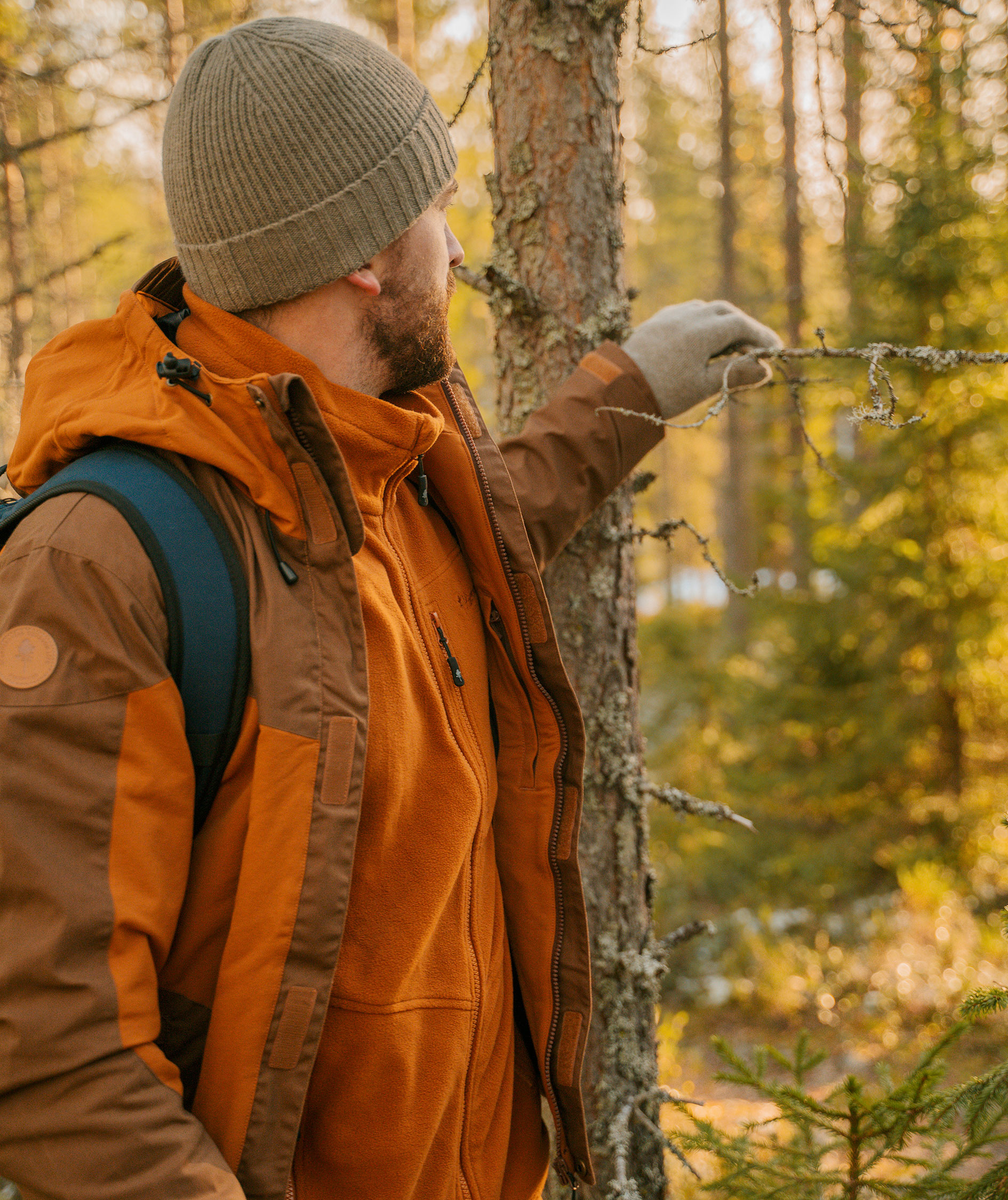 Pinewood Finnveden Hybrid Extreme jakke, Fudge/Nougat, large image number 5