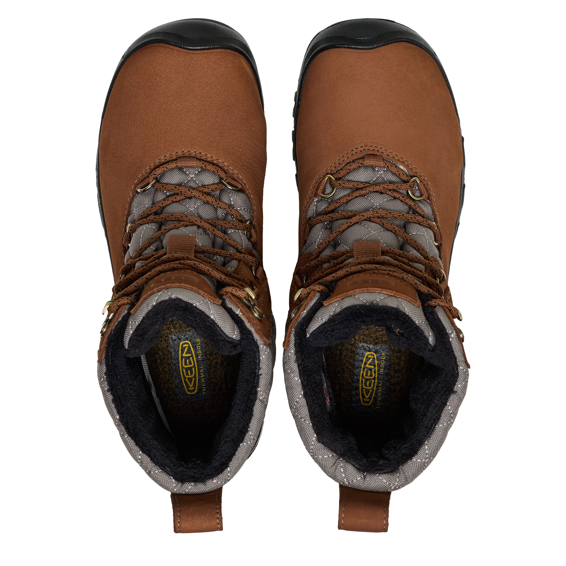 Keen Greta Boot II WP women's hiking boots, Bison, large image number 3