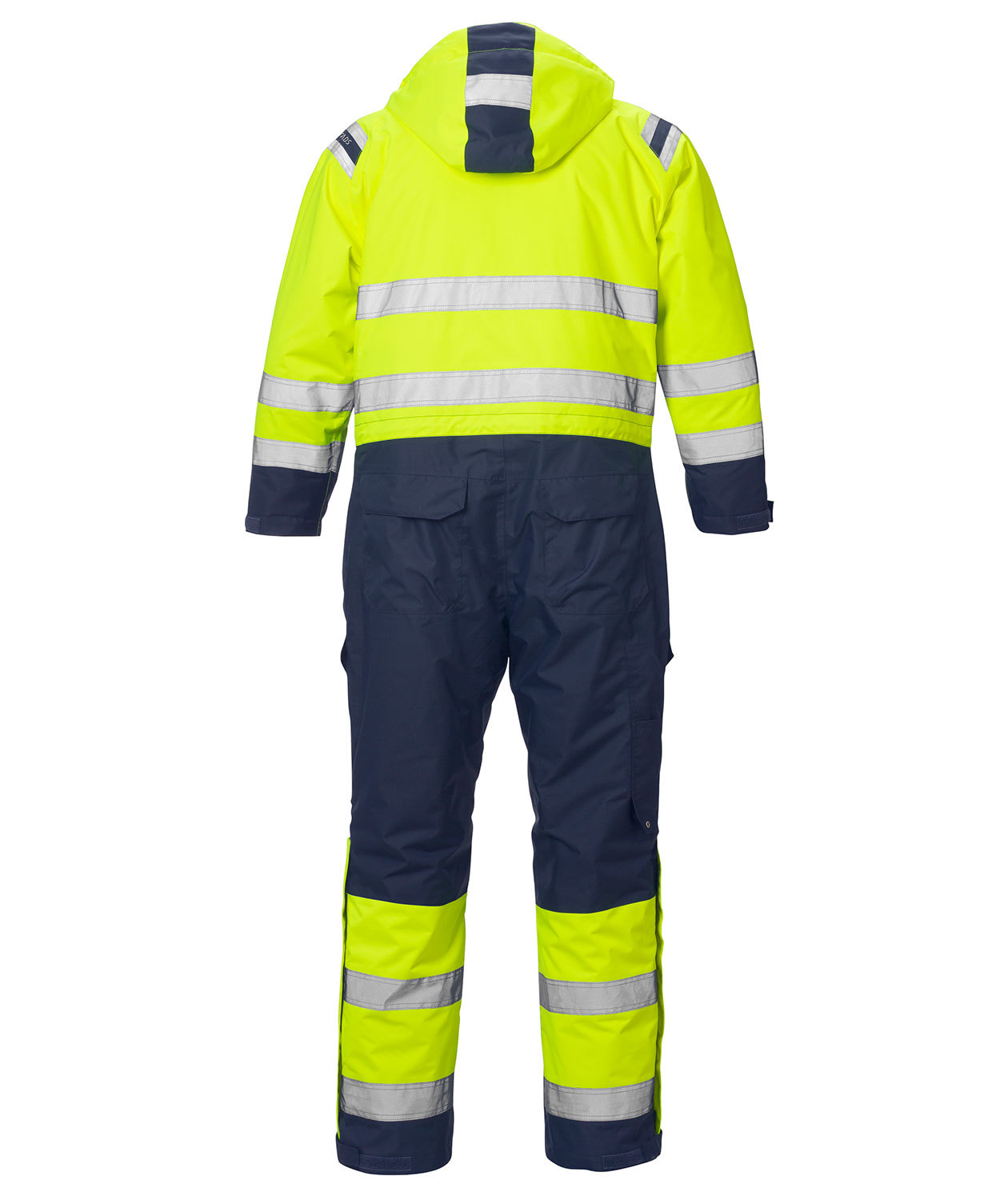Fristads Airtech&reg; vinterkjeledress 8015, Hi-vis gul/marinebl&aring;
