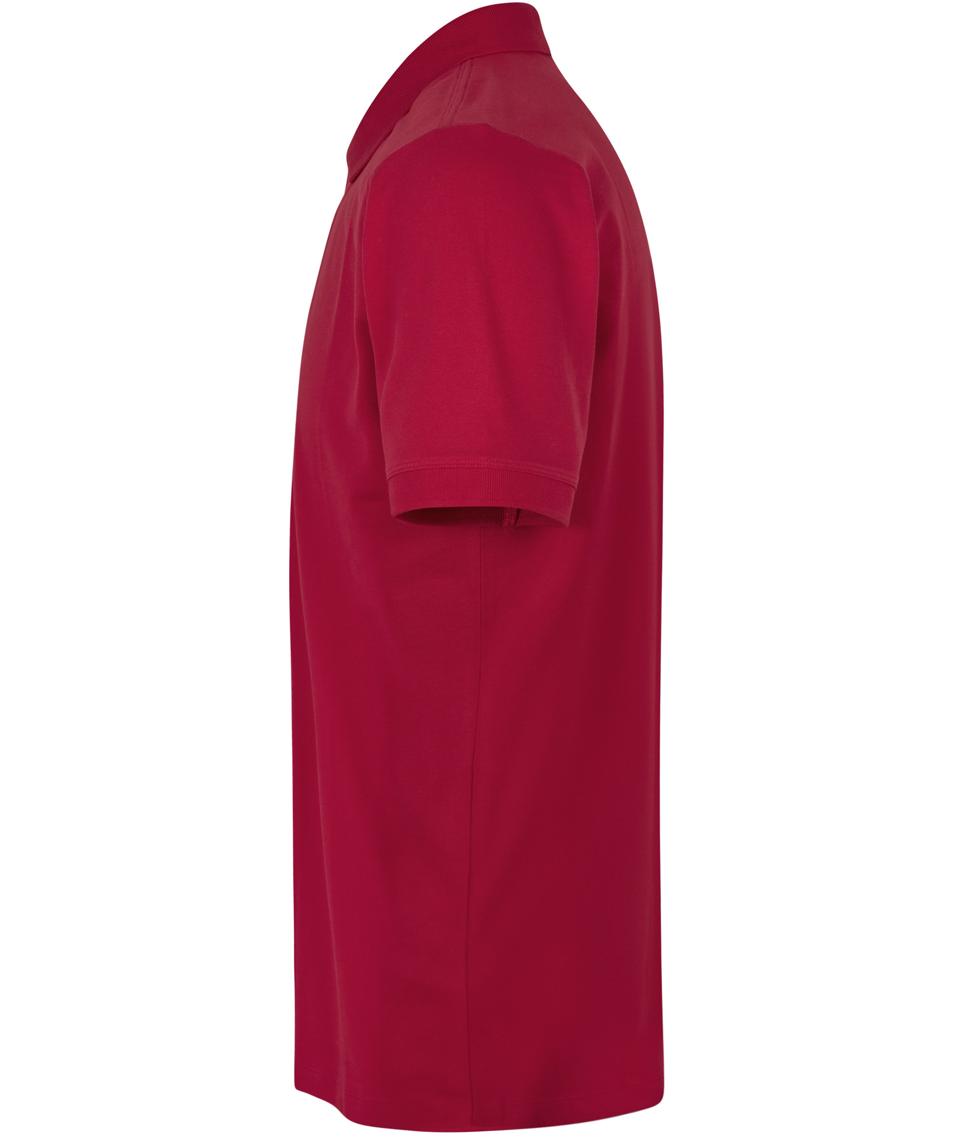 ID organic polo shirt, Red, large image number 2