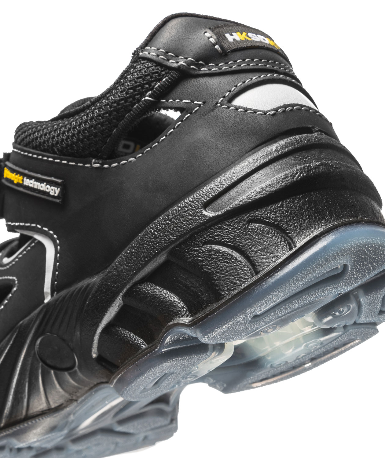 HKSDK R2 skyddssandaler S1P, Svart, large image number 3