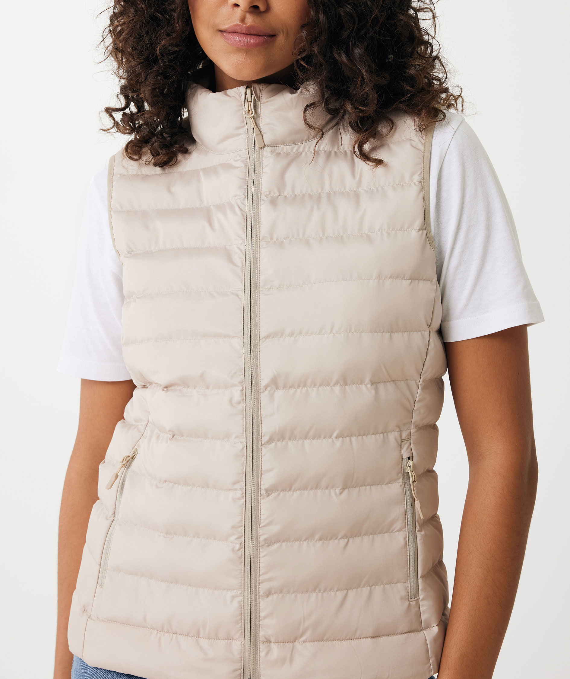 Iqoniq Meru women's vest, Beige, large image number 5