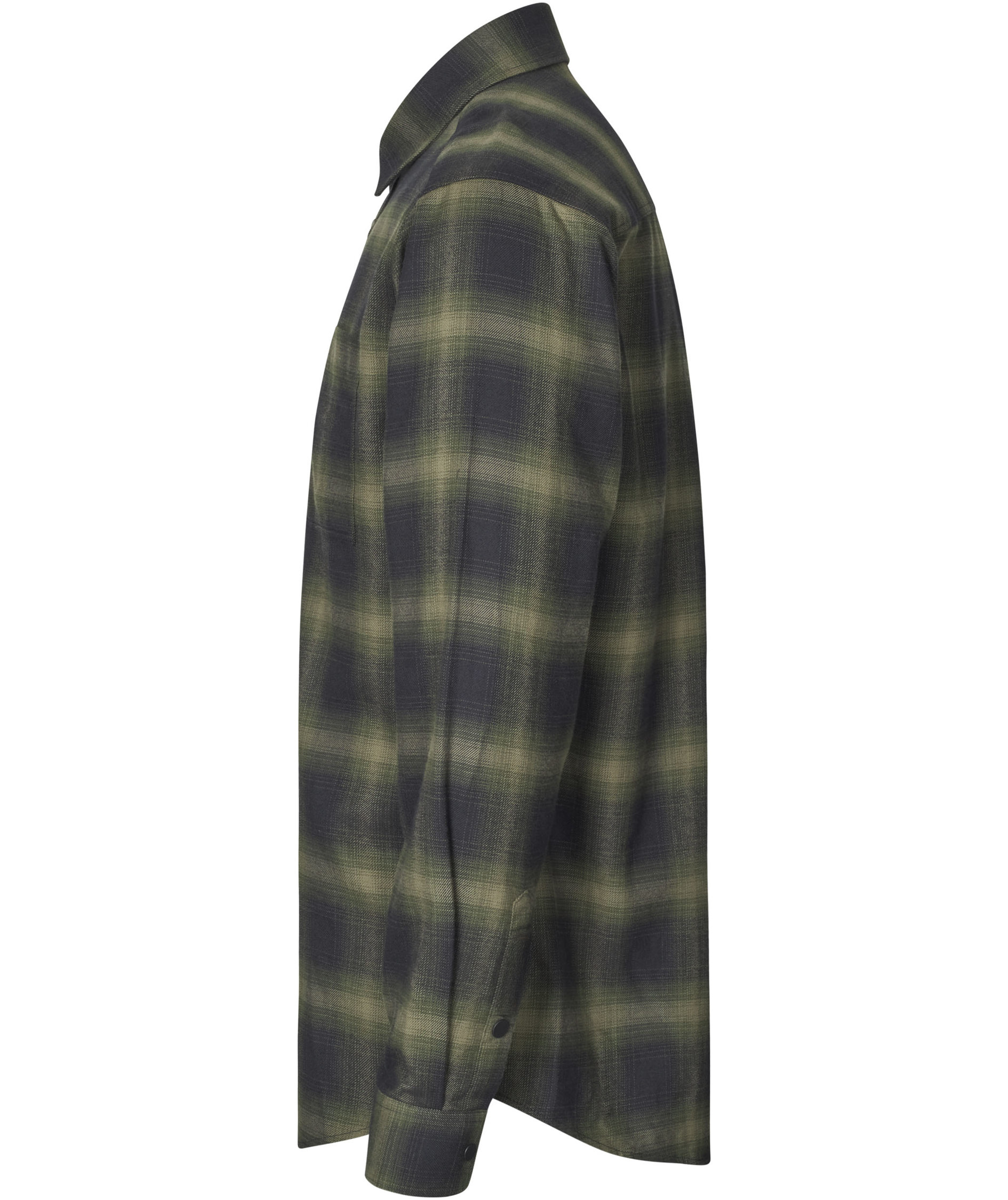 Seven Seas Regular fit flannelskjorte, Oliven, large image number 2