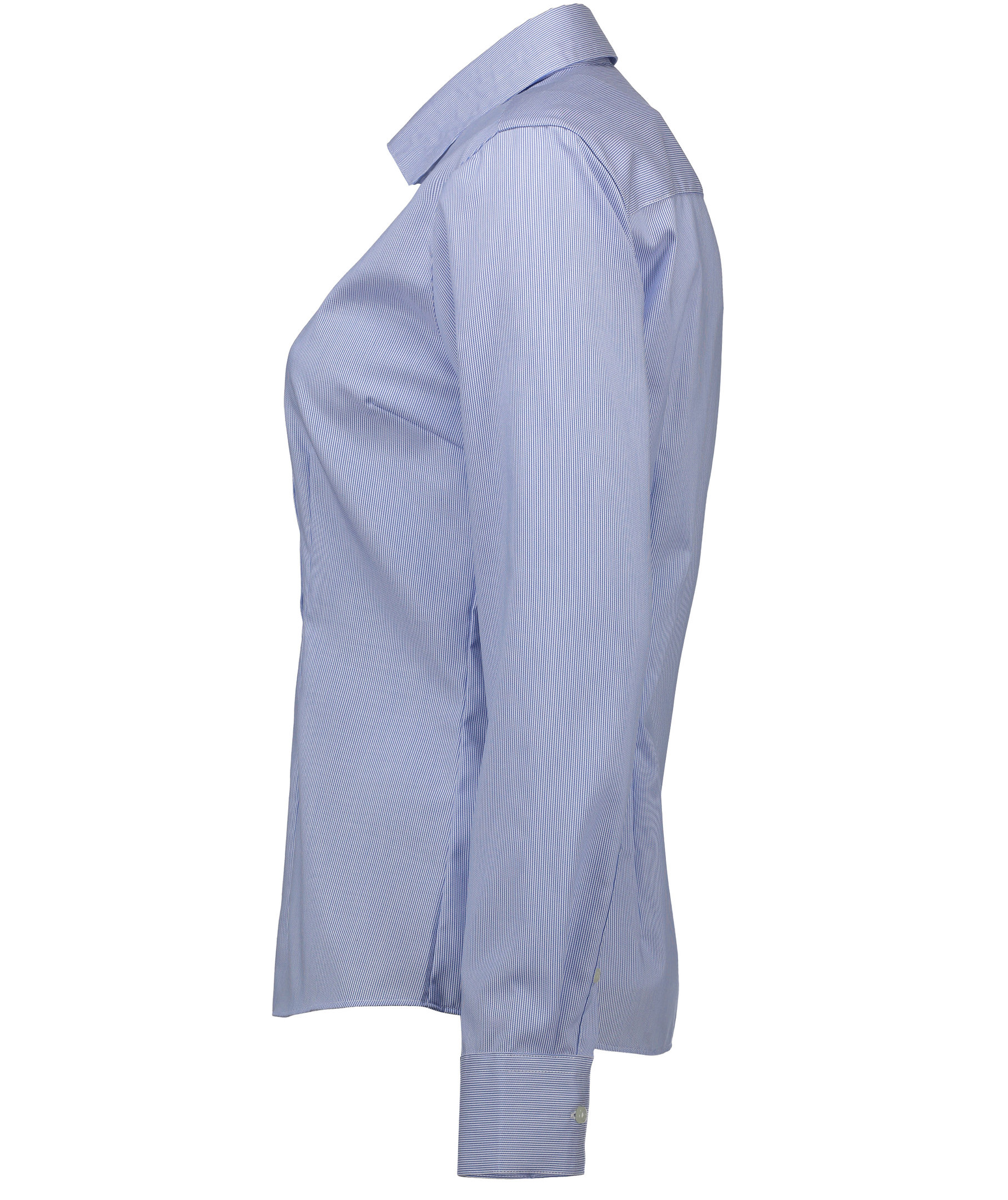 Seven Seas Fine Twill California modern fit dameskjorte, Lys Bl&aring;, large image number 3