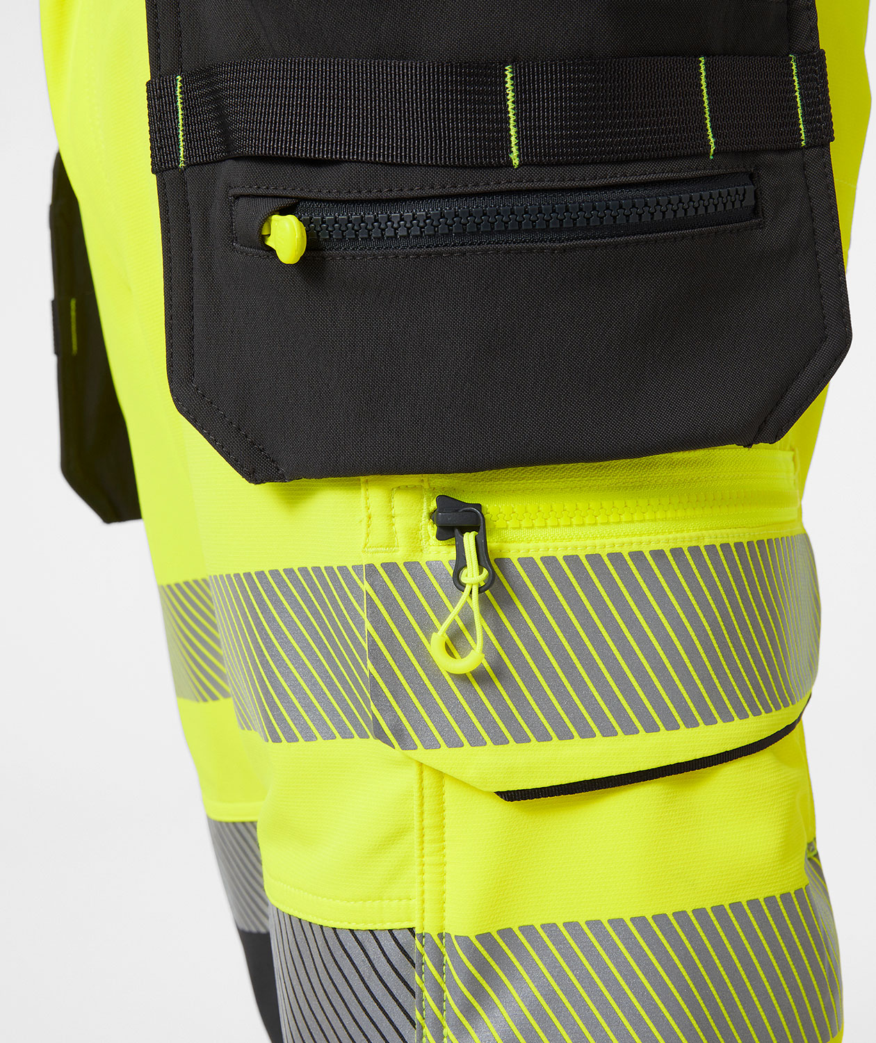 Helly Hansen ICU BRZ hantverkspiratbyxa full stretch, Varsel Gul/Ebony, large image number 5