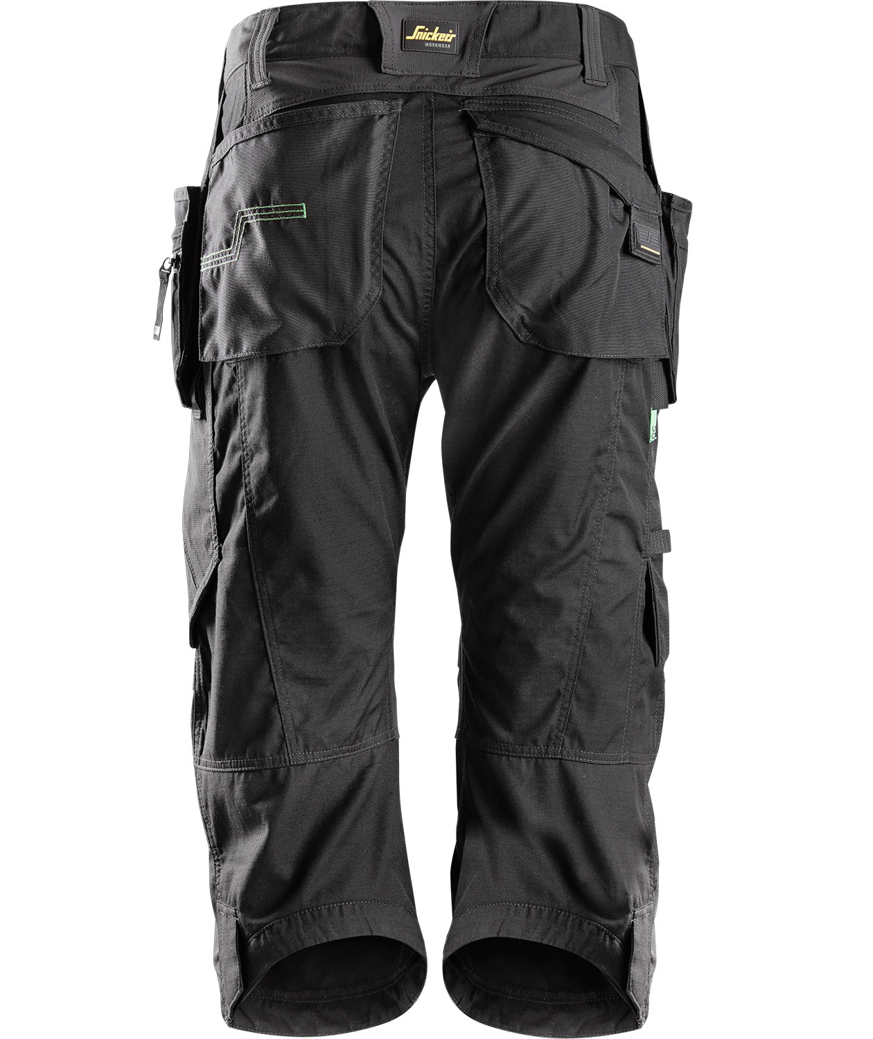 Snickers 3/4-Handwerkerhose FlexiWork 6905, Schwarz