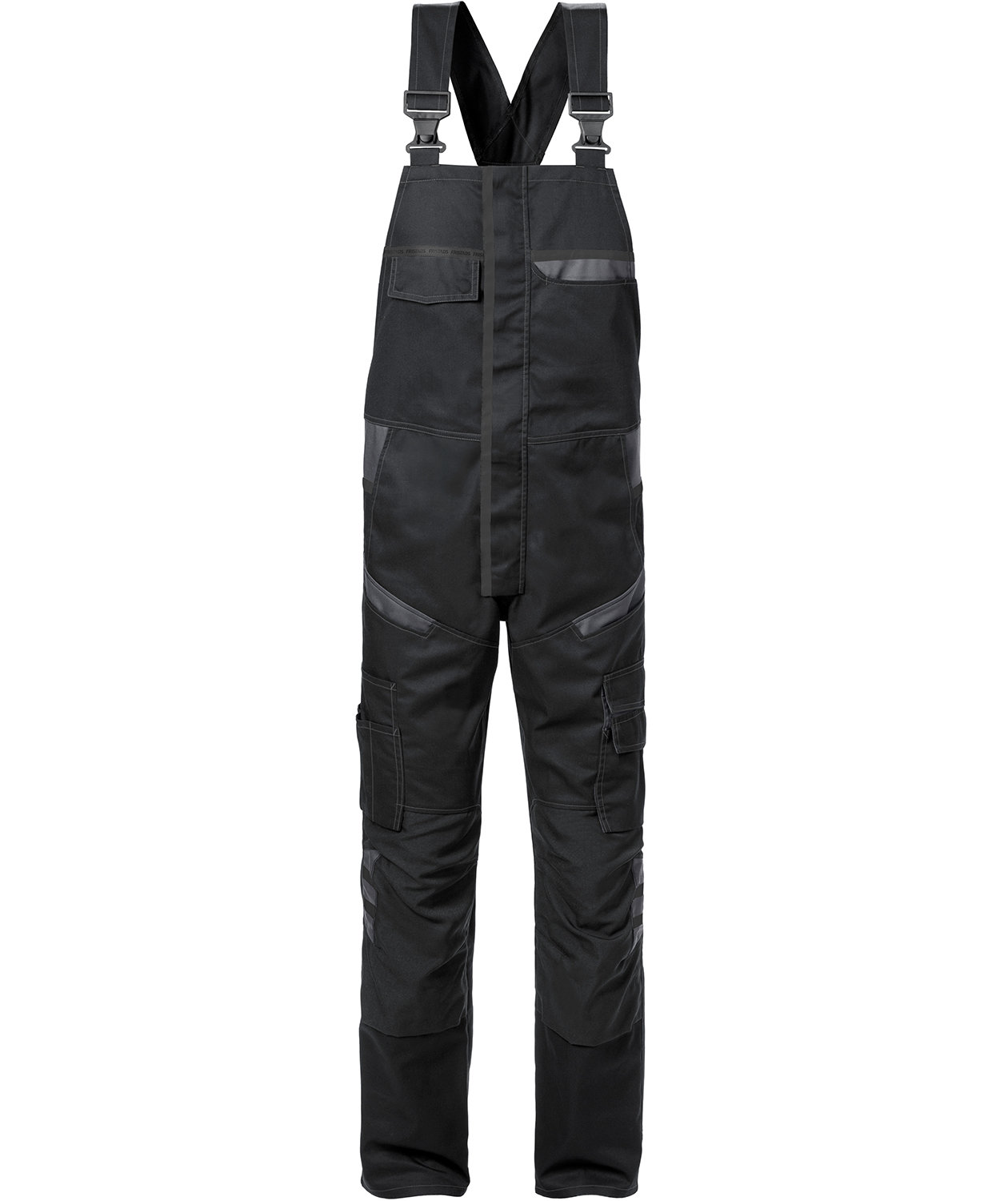 Fristads selebukse 1555, Svart/Gr&aring;