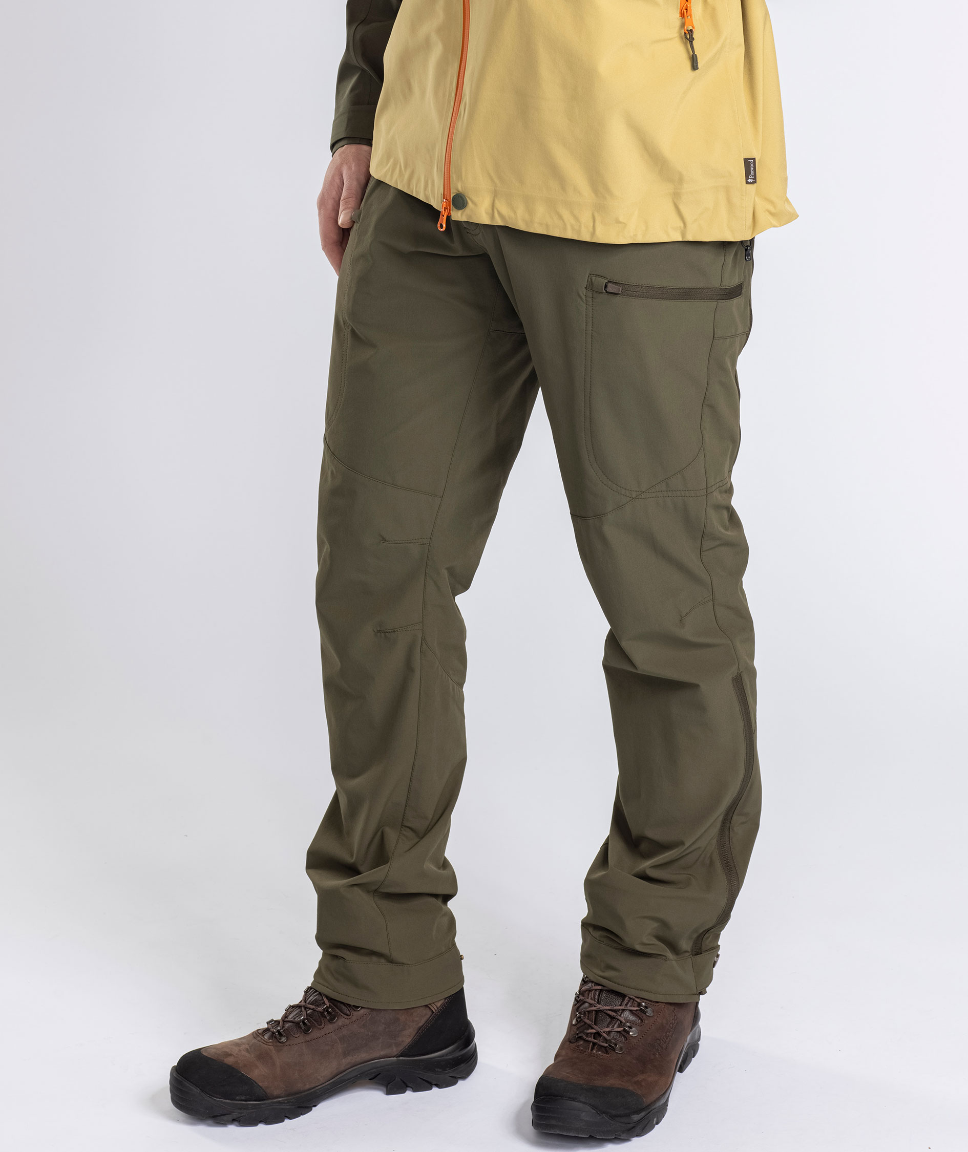 Pinewood&nbsp;Abisko Light bukser, Mossgreen/Mossgreen, large image number 5