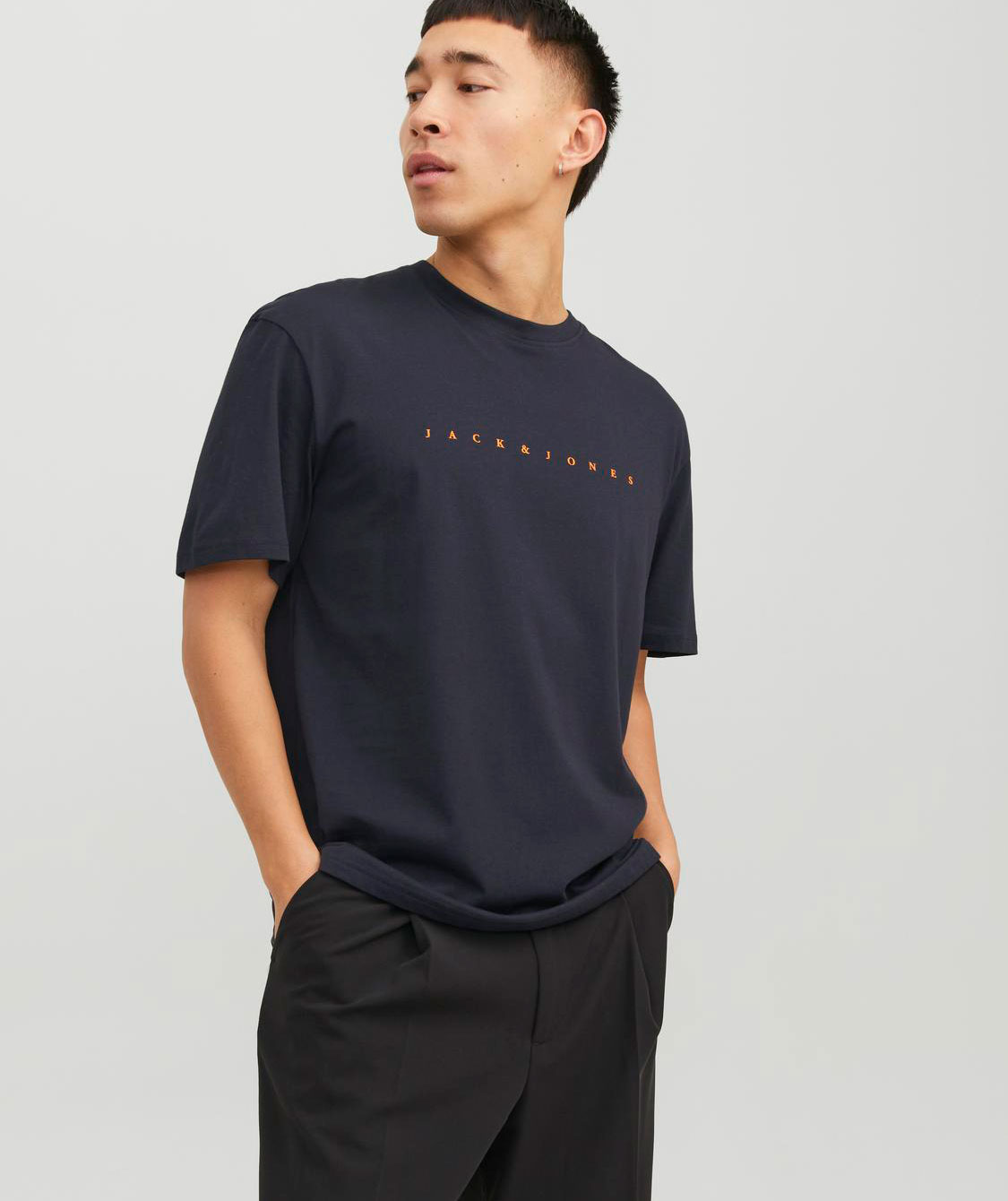 Jack & Jones JJESTAR T-shirt, Dark navy, large image number 5