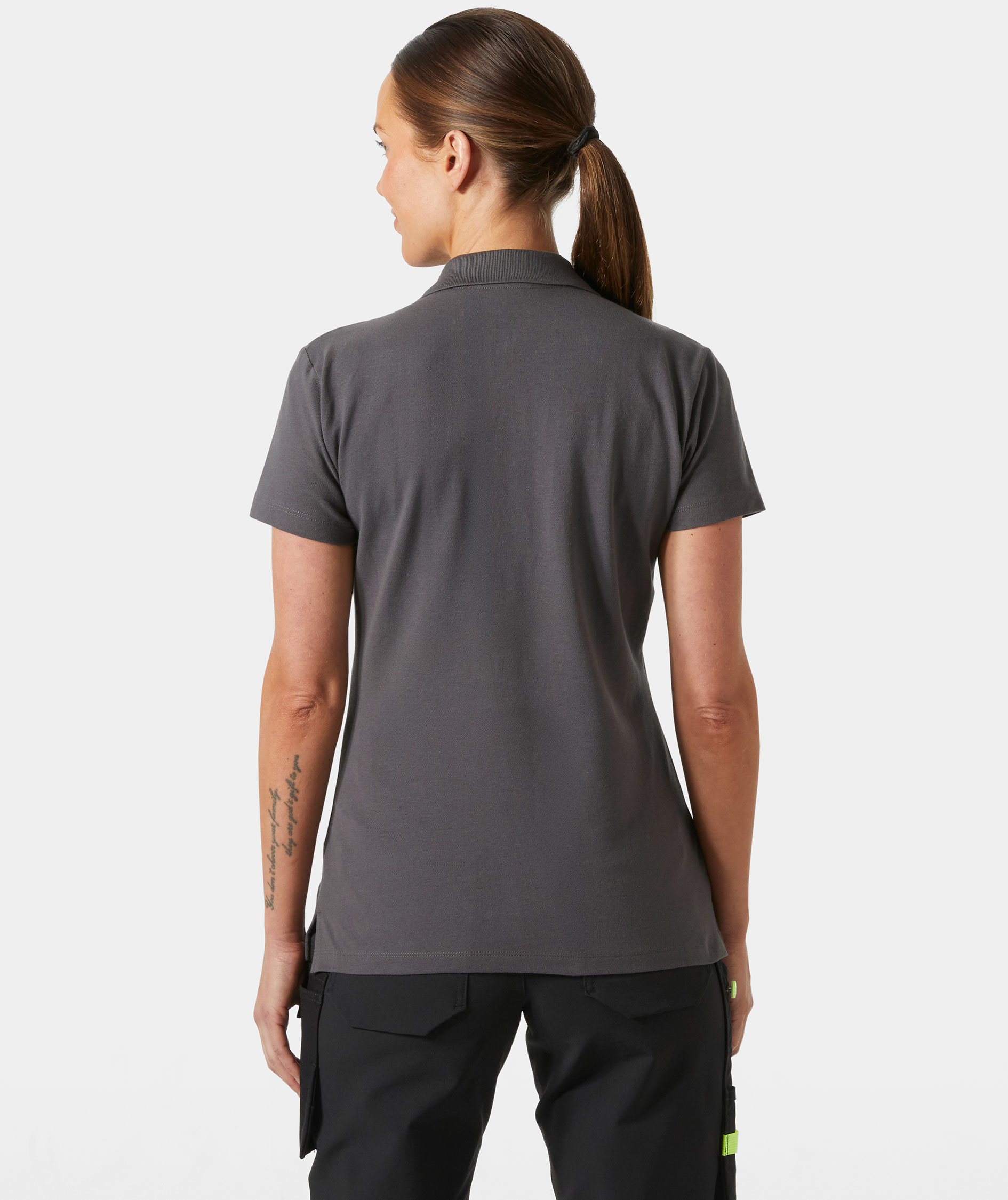 Helly Hansen Classic 2.0 women's polo T-shirt, Dark Grey, large image number 3
