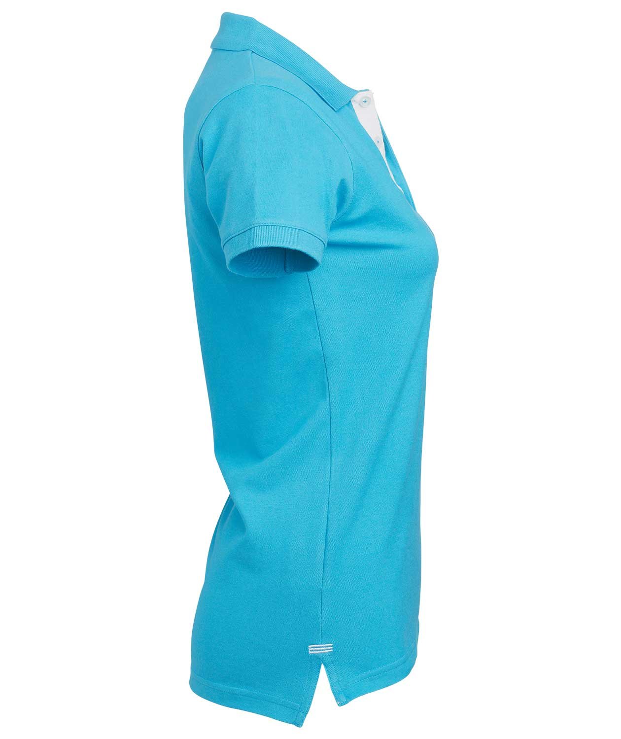 South West Marion dame polo T-shirt, Aquabl&aring;