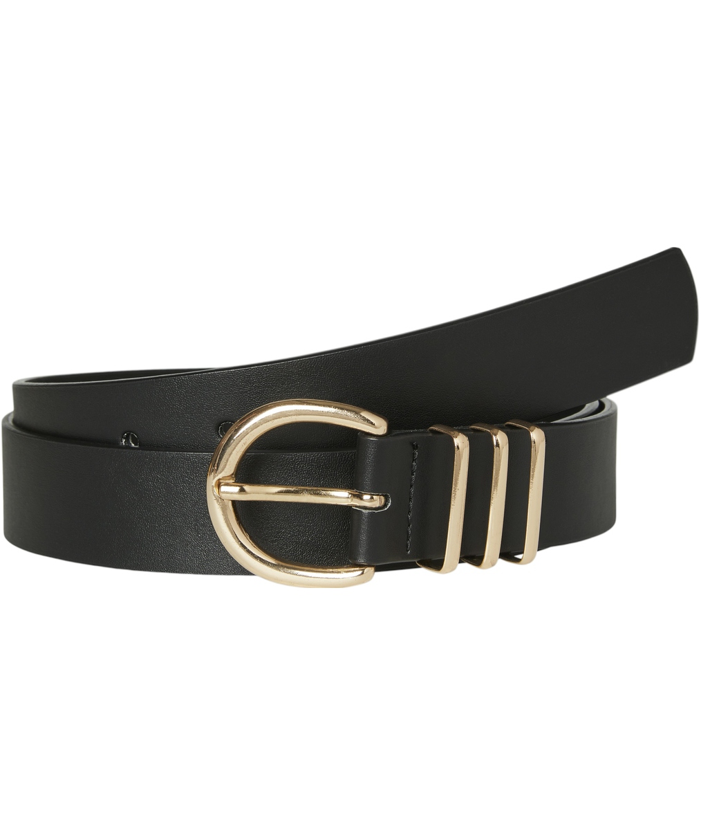 Vero Moda VMELISA coated b&auml;lte, Black/Gold