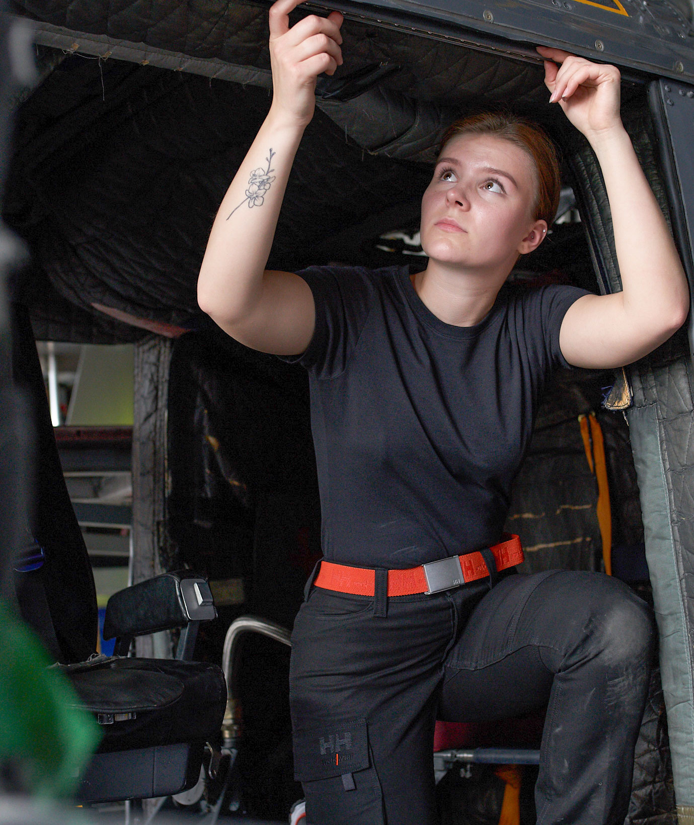 Helly Hansen Classic Dame T-shirt, Schwarz, large image number 4