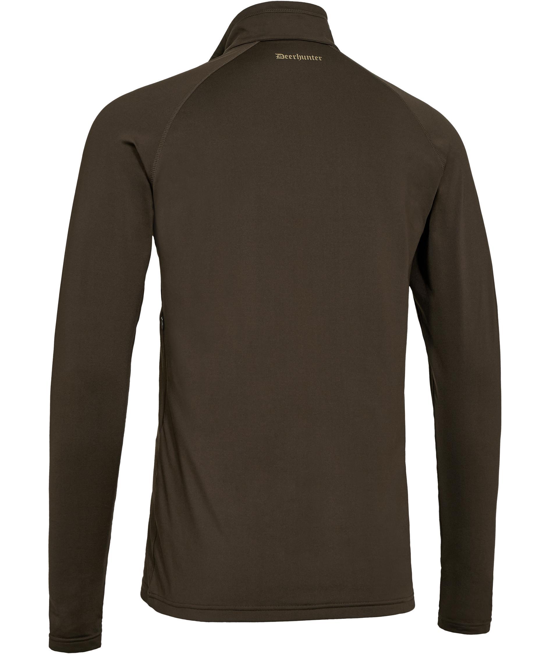 Deerhunter Heat Game half zip baselayer sweater, Wood, large image number 1