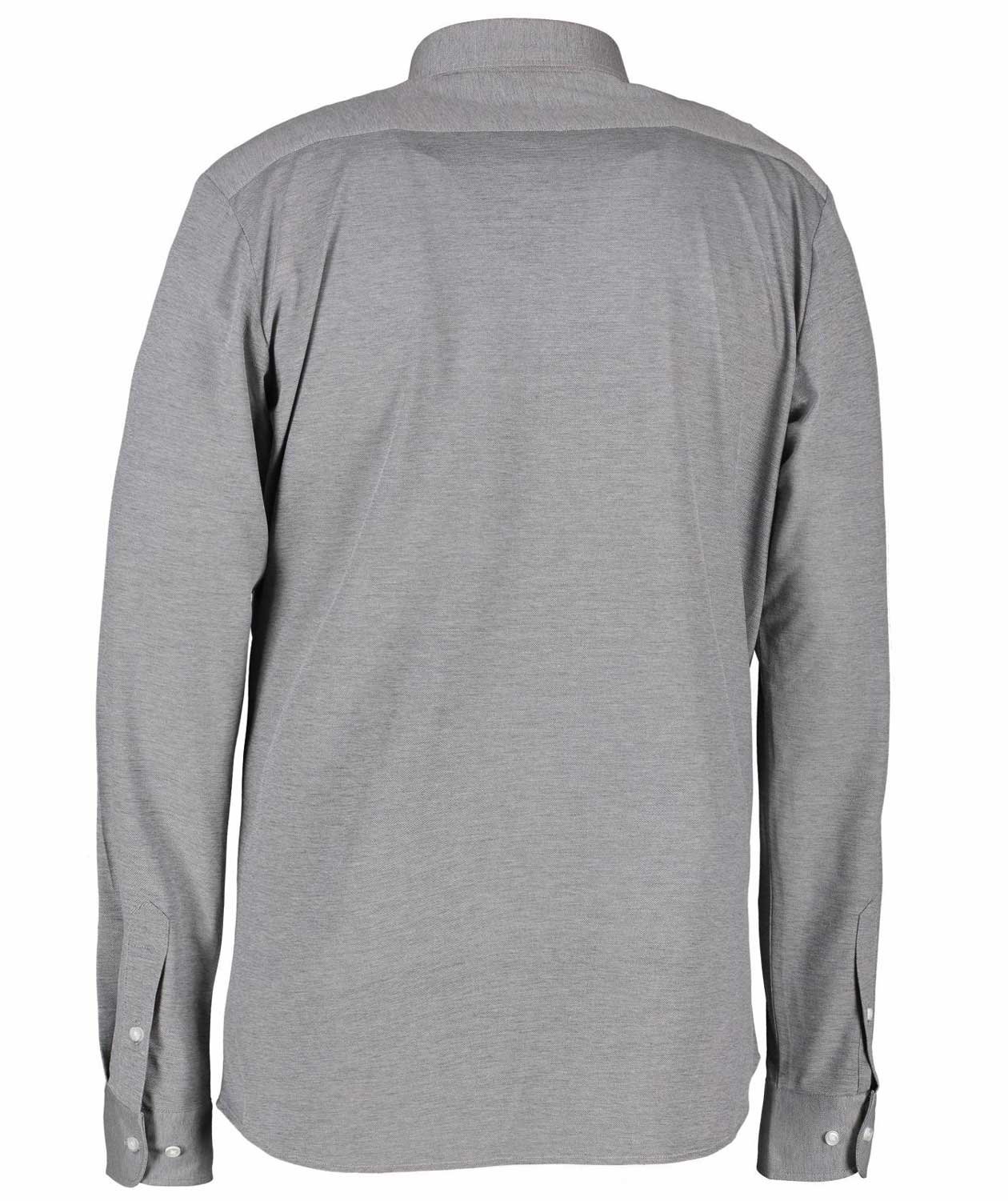 Seven Seas Modern fit jerseyskjorte, Gr&aring;, large image number 1