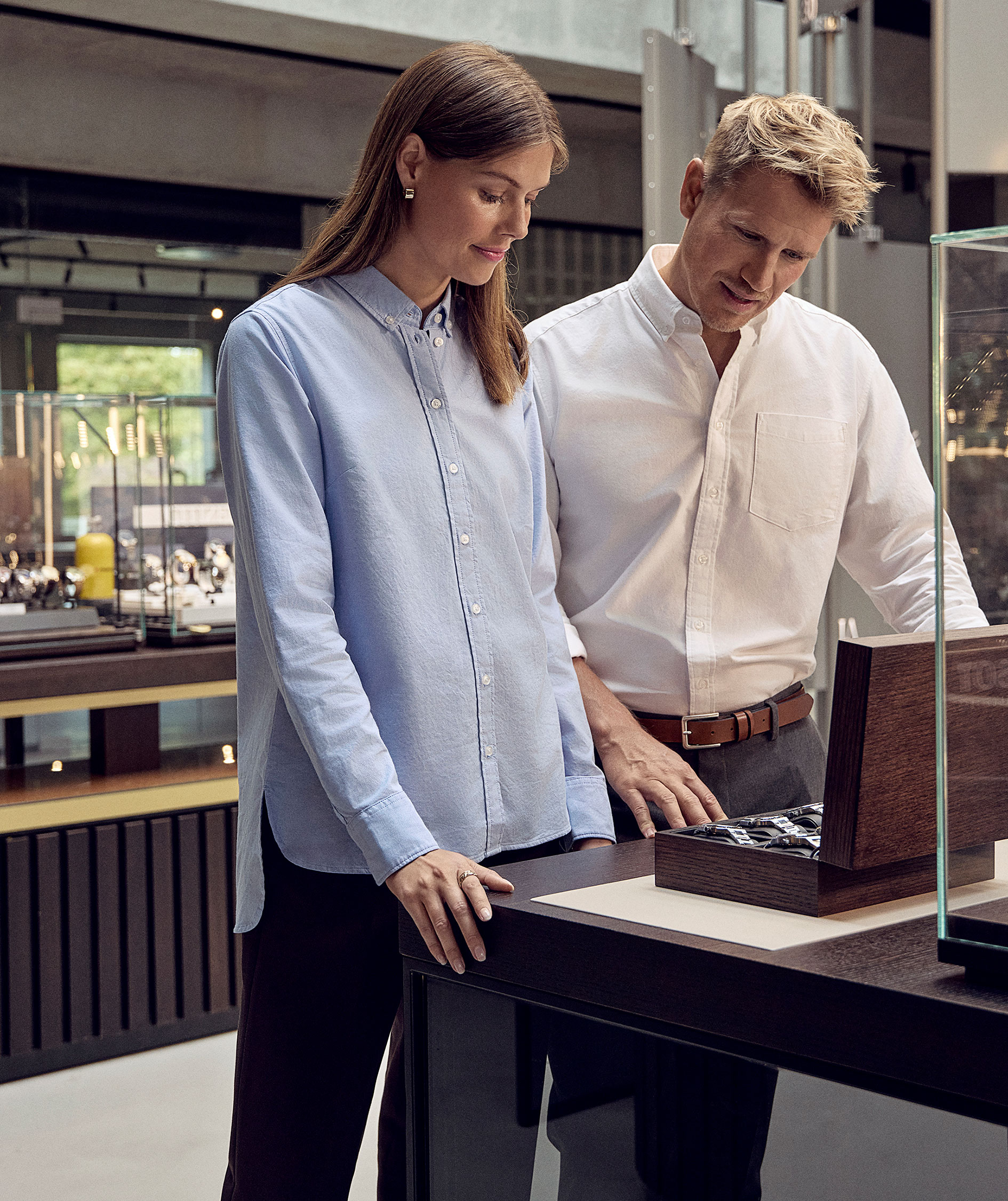 Seven Seas Oxford Modern fit skjorte, Hvid, large image number 1