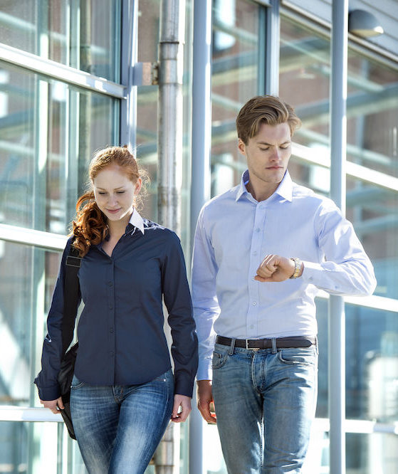 Clique Clare skjorta dam, M&ouml;rk Marinbl&aring;