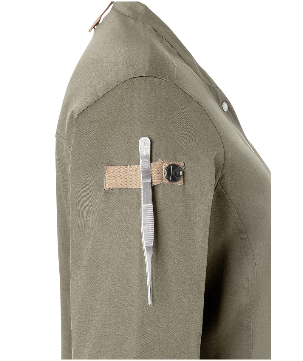 Karlowsky Green-Generation dame kokkejakke, sage, large image number 6