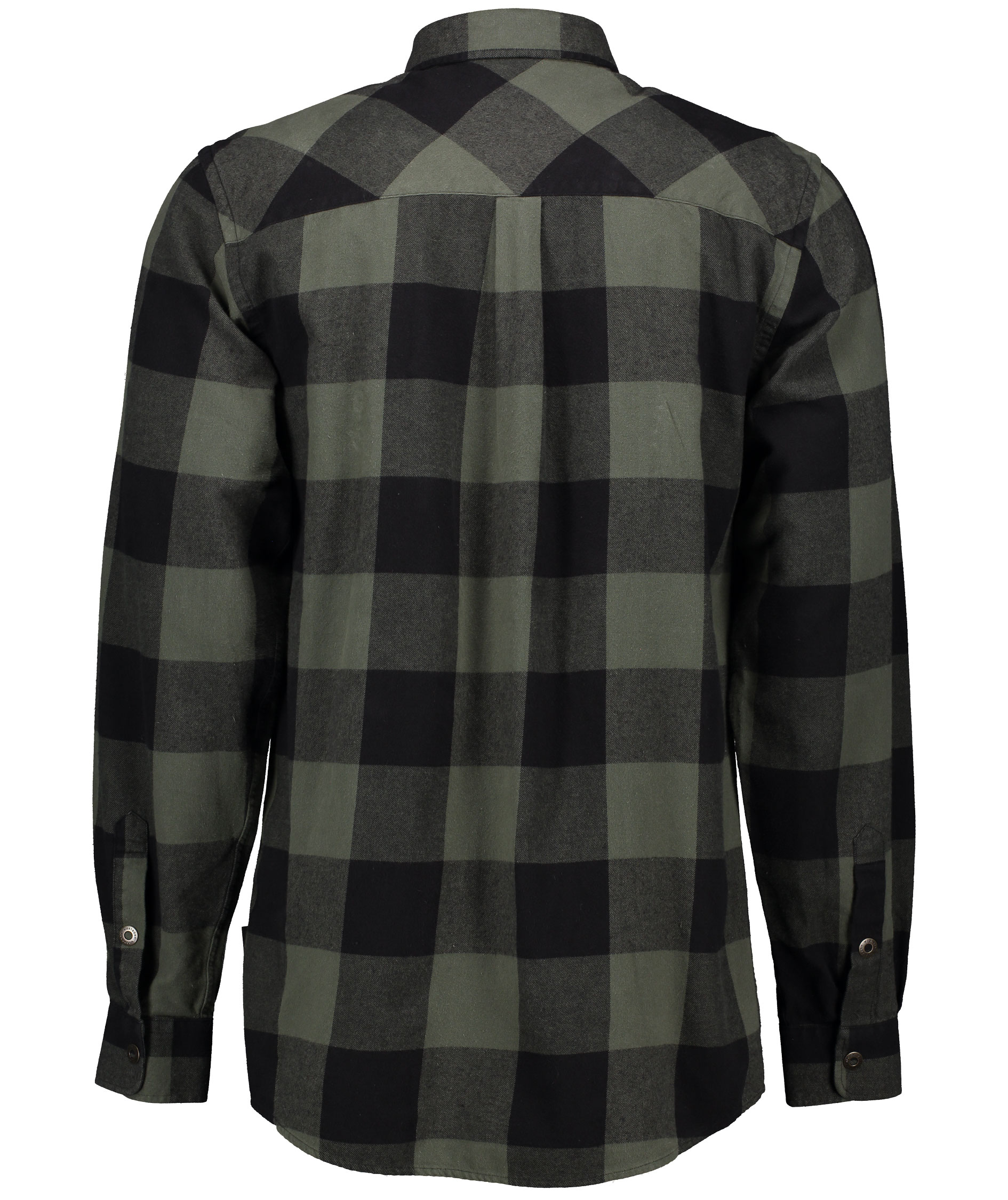 Westborn casual flannelskjorte, Dusty Green/Black, large image number 3